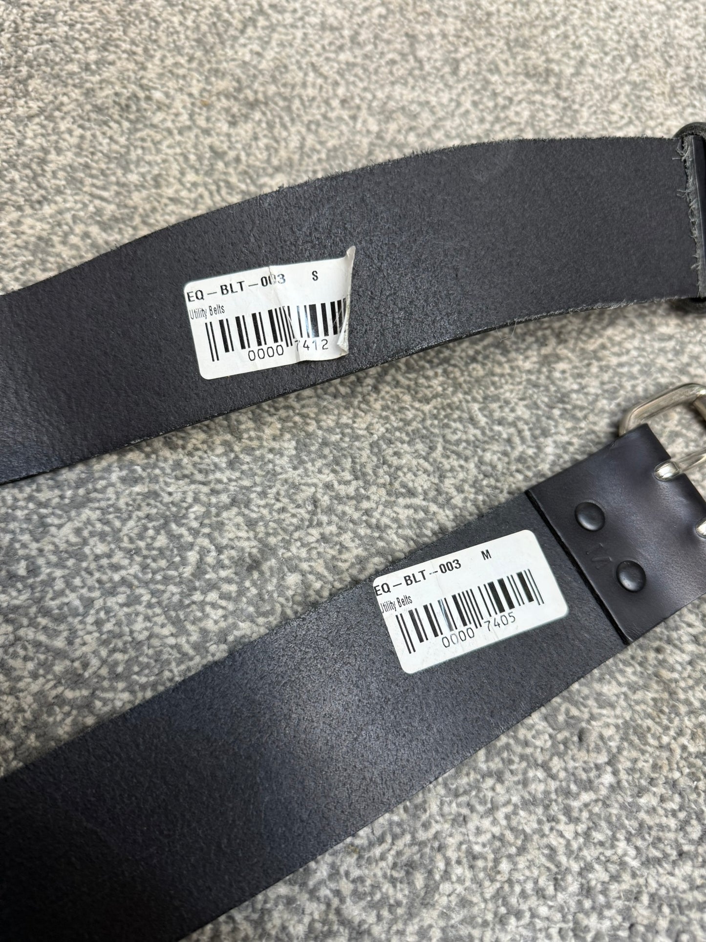 10x Ex Police Leather Belt Job Lot Bundle Duty Belt Security Uniform