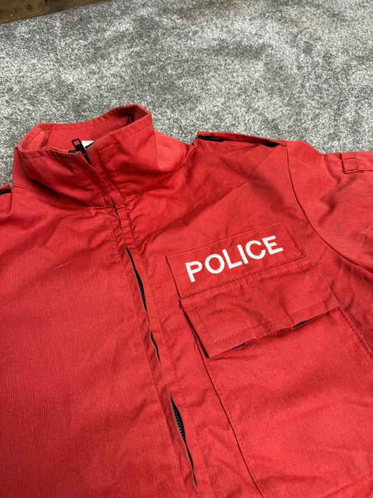Ex Police Red PSU Riot Training Jacket Derby Unitex Public Order