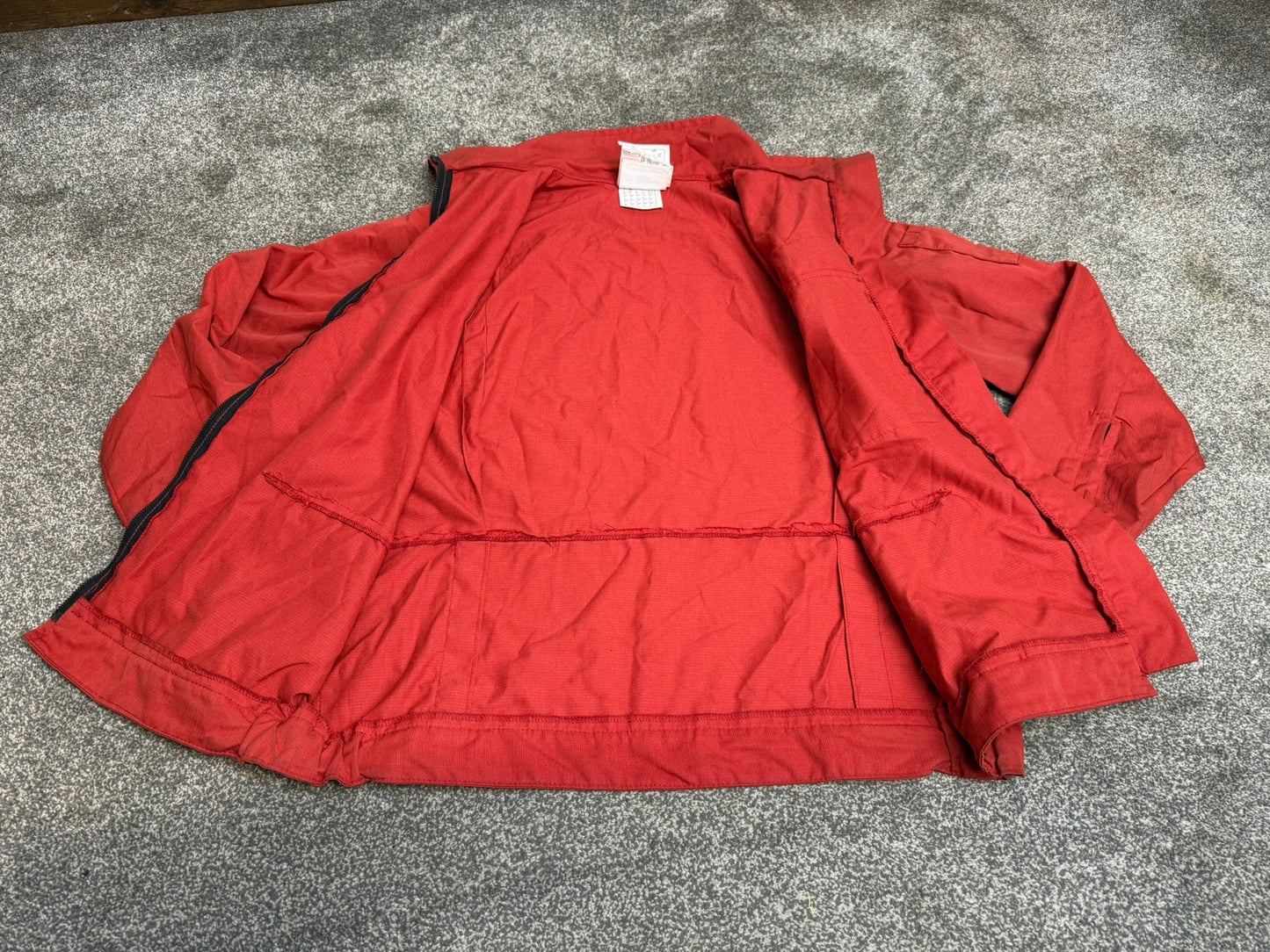 Ex Police Red PSU Riot Training Jacket Derby Unitex Public Order