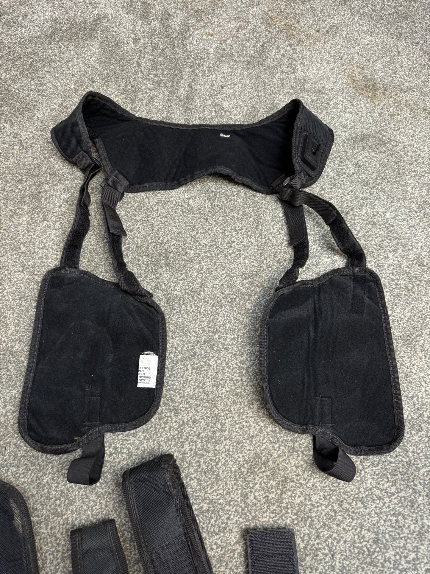 Ex Police Covert Harness Velcro Modular Pouches Security PI Vest