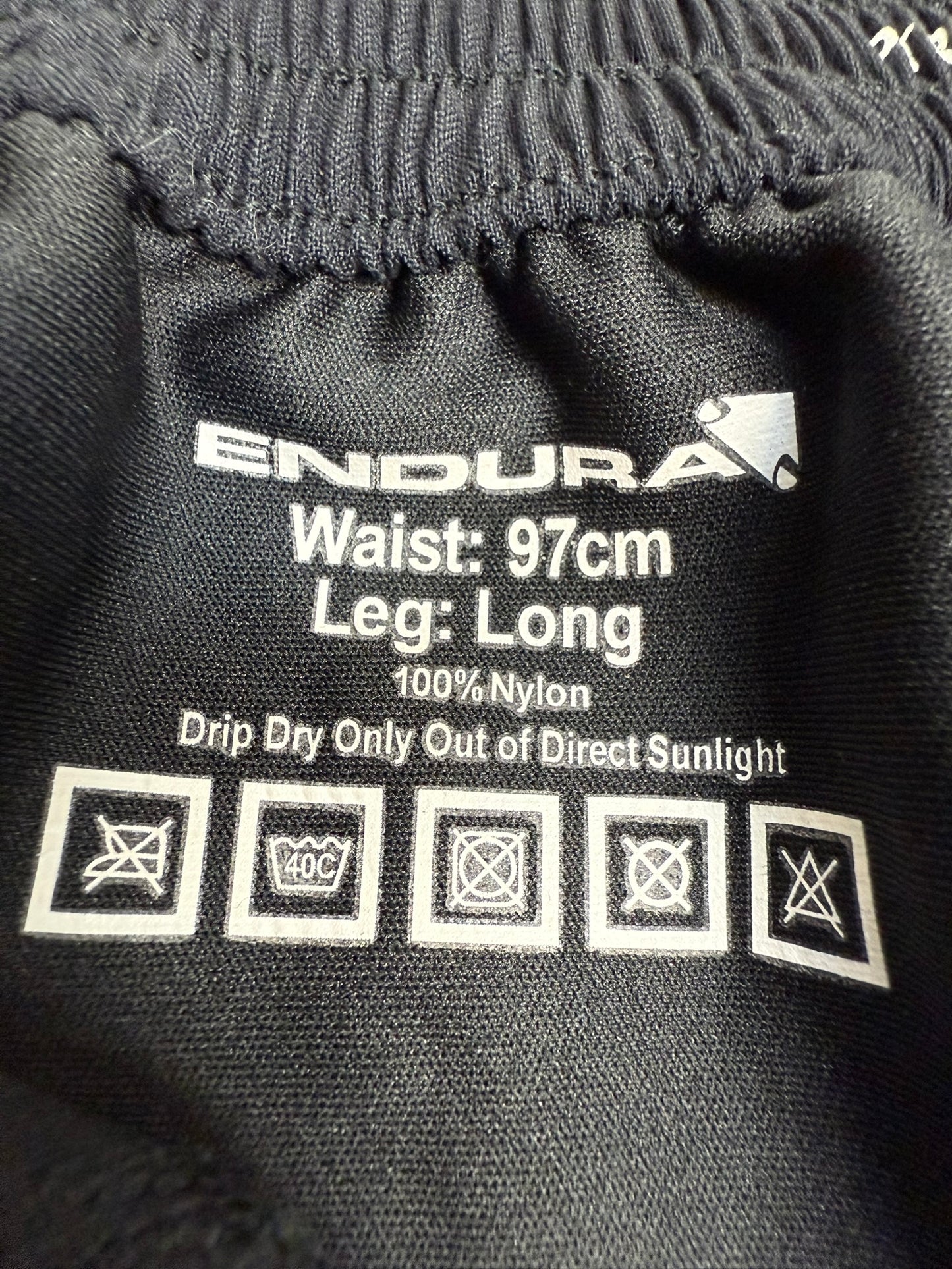 Endura Cycling Trousers 38" Ripstop Ex Police Cargo Bike Trousers