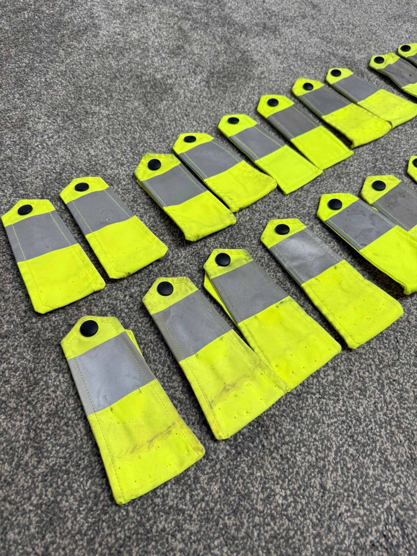 10x Pairs Ex Police Epaulettes Bundle Shoulder Epaulette Job Lot Security Film Uniform