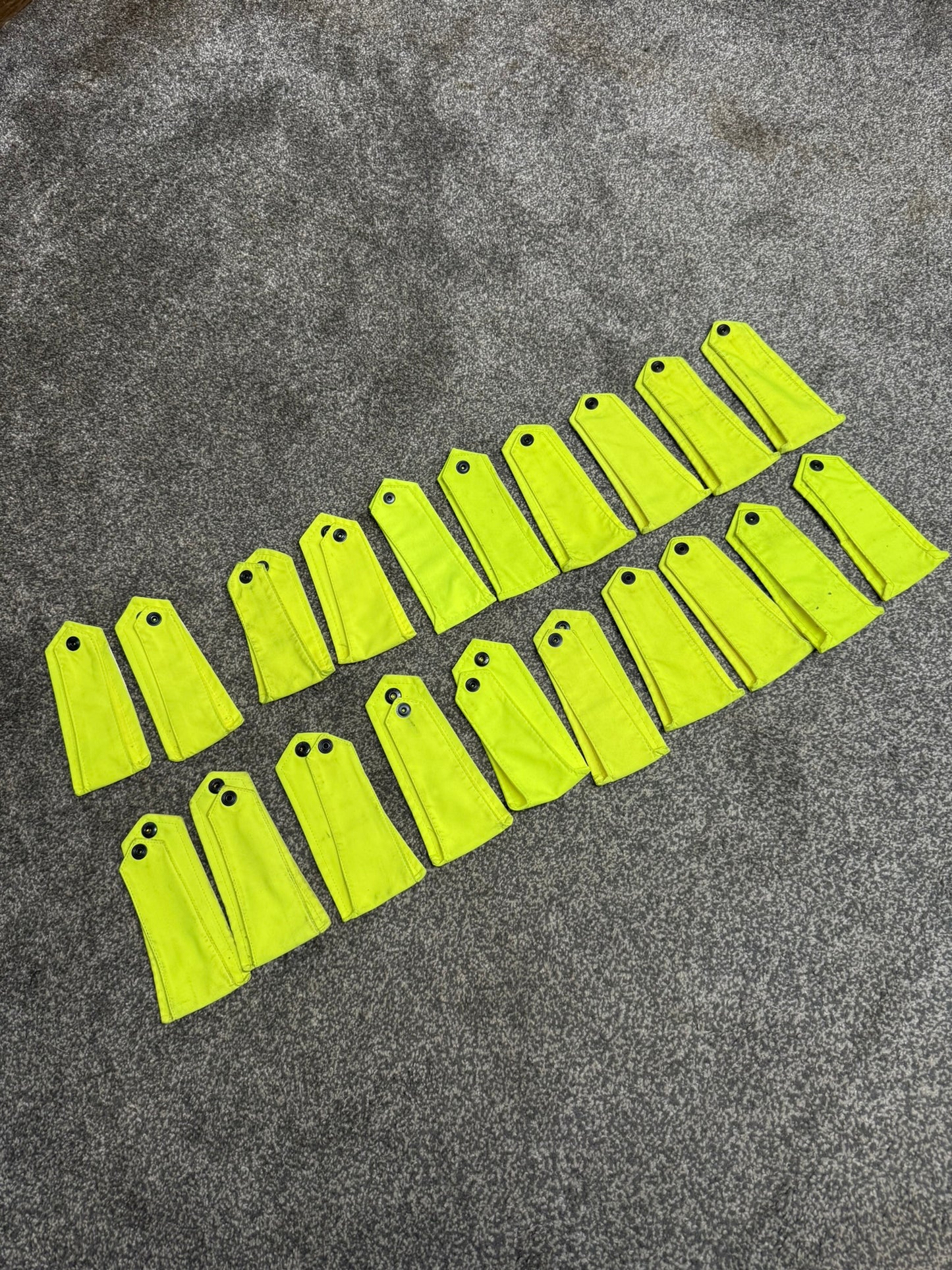 10x Pairs Ex Police Epaulettes Bundle Shoulder Epaulette Job Lot Security Film Uniform