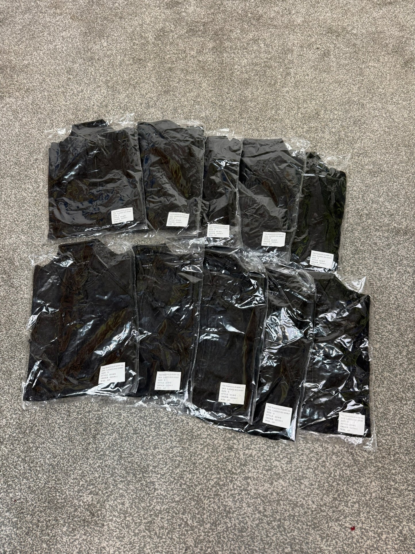 Ex Police Female Wicking Short Sleeve Polo Shirt T-Shirt BADGED Small - NEW / UNISSUED