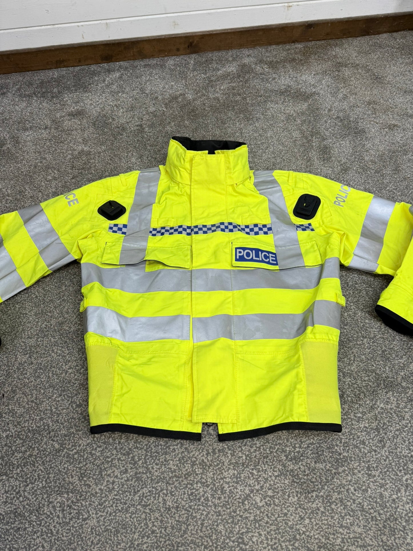 Ex Police Hi-Vis Gore-Tex Waterproof Blouson Jacket With Badge
