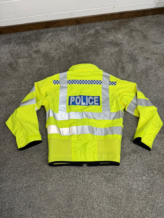 Ex Police Hi-Vis Badged Gore-Tex Waterproof Bomber Jacket Film TV Display