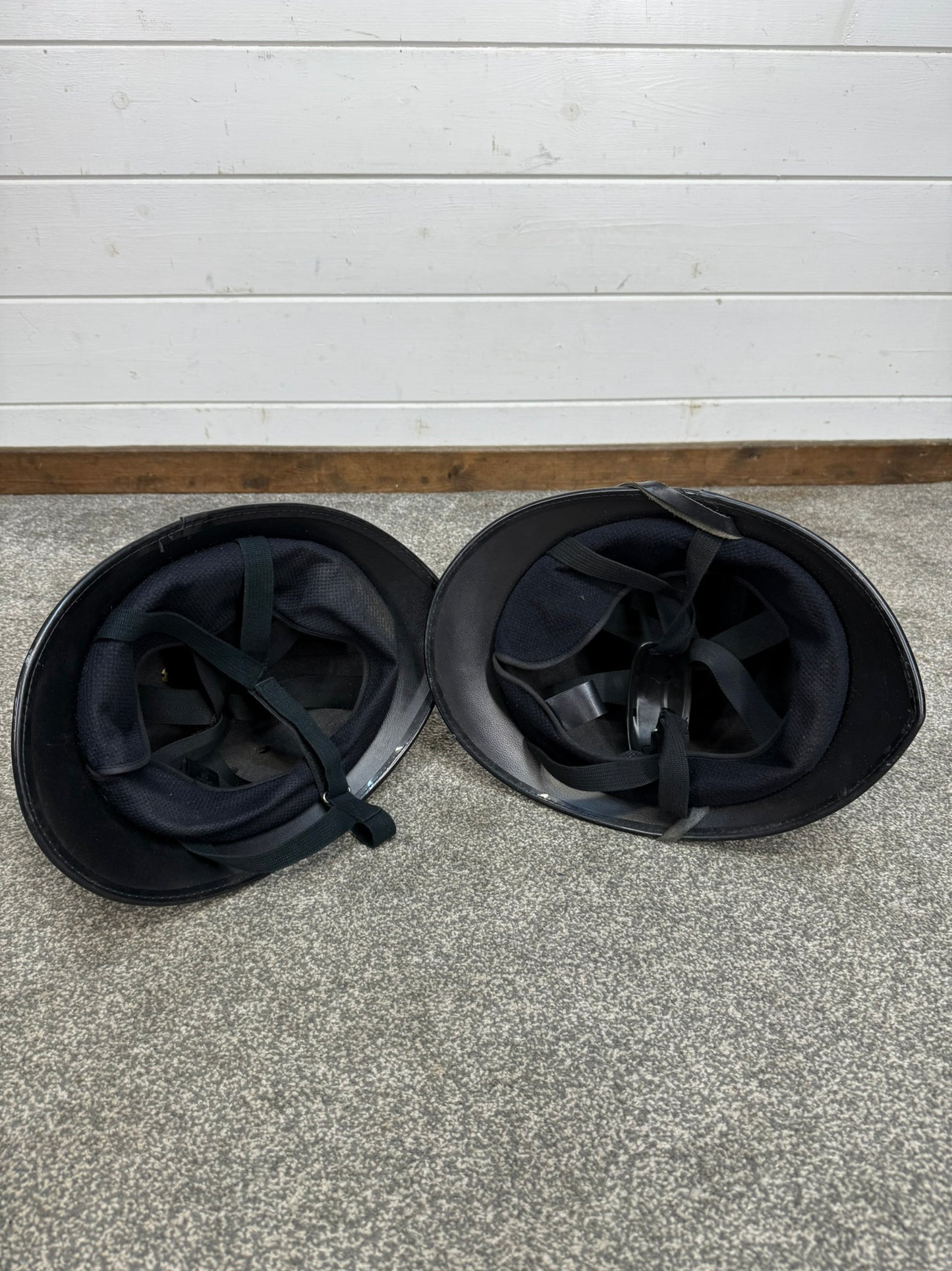 2x Ex Police Custodian Bobby Helmet Job Lot Coxcomb Helmets