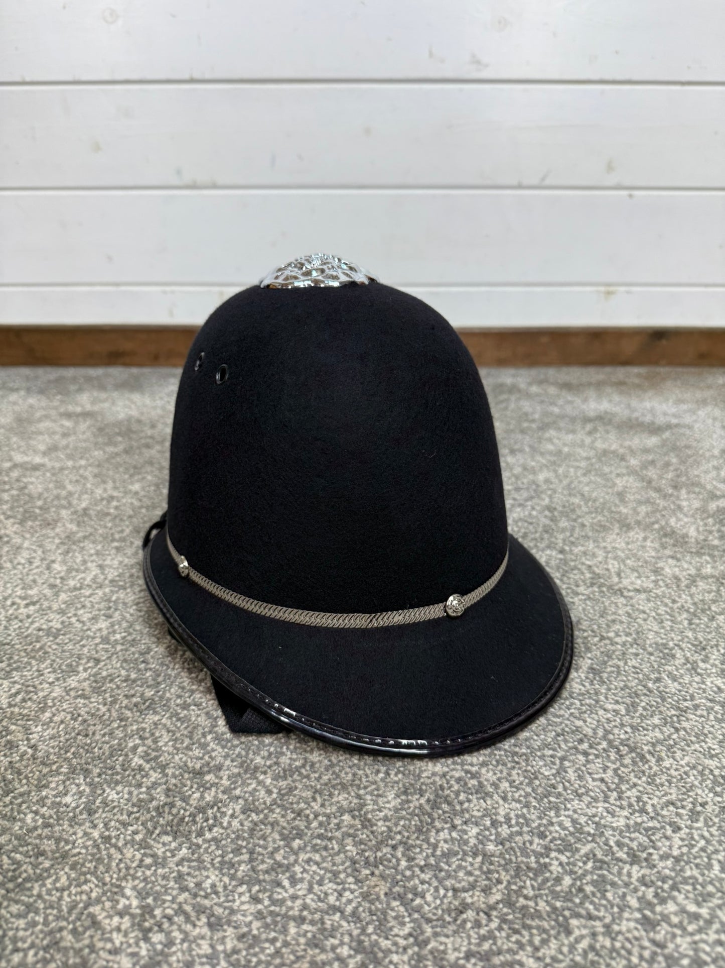 Ex Police Bobby Custodian Helmet Rose Top 58cm Fancy Dress Display