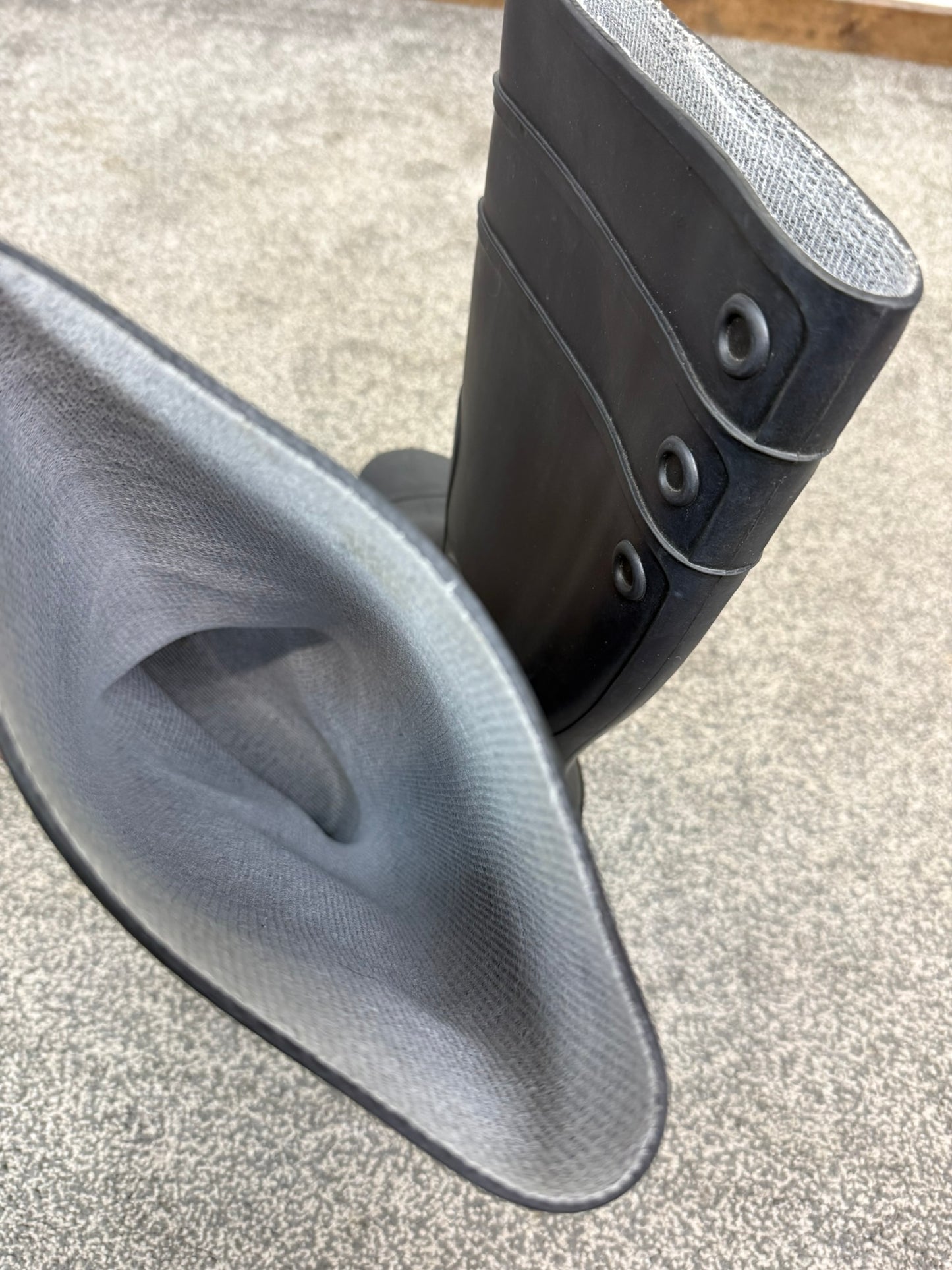 Dunlop Protomastor Size 9 Black Steel Toe Cap Safety Wellies