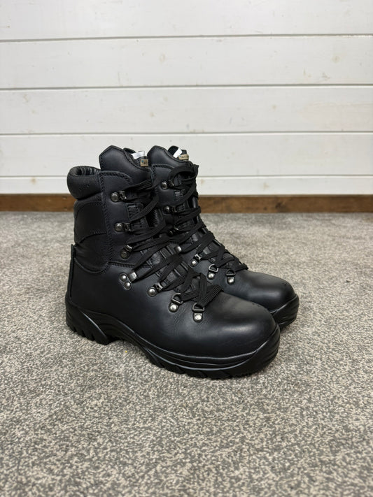 Altberg Peacekeeper P3 VS Black Leather Safety Combat Boots Size UK 6