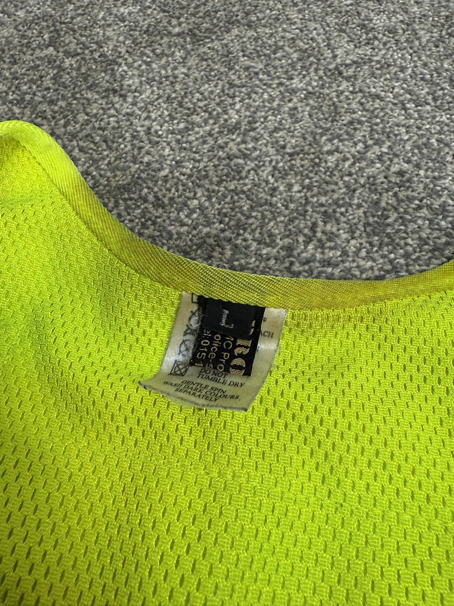 Ex Police Protec Hi Vis Tac Utility Vest LRG With Radio Pouch Chequered Security