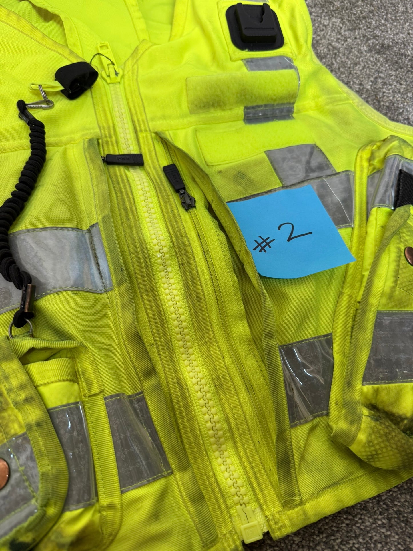 5x Ex Police Hi Vis Utility Vest 774 Job Lot Security Equipment Patrol Vests