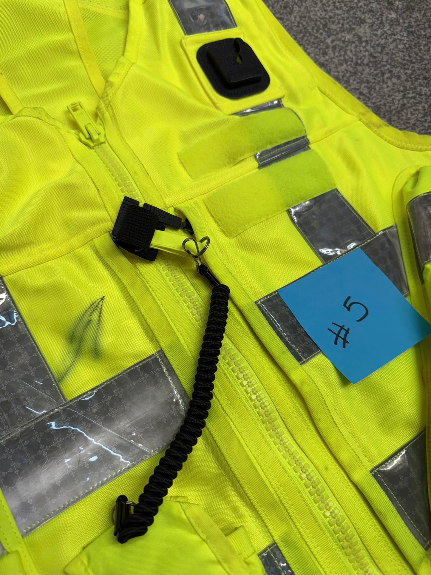 5x Ex Police Hi Vis Utility Vest 774 Job Lot Security Equipment Patrol Vests