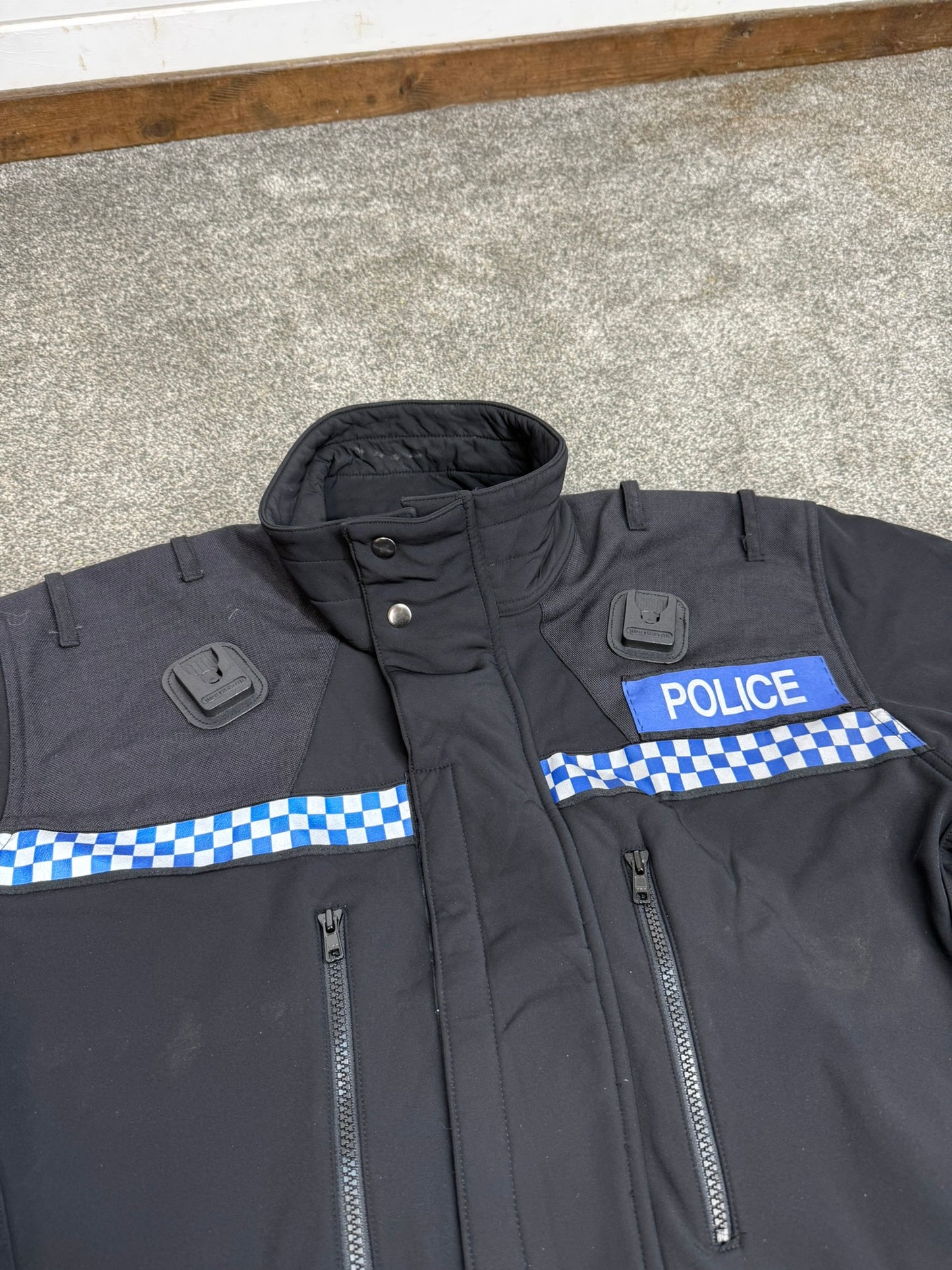 Ex Police Polartec Fleece Bomber Jacket Badged - Medium