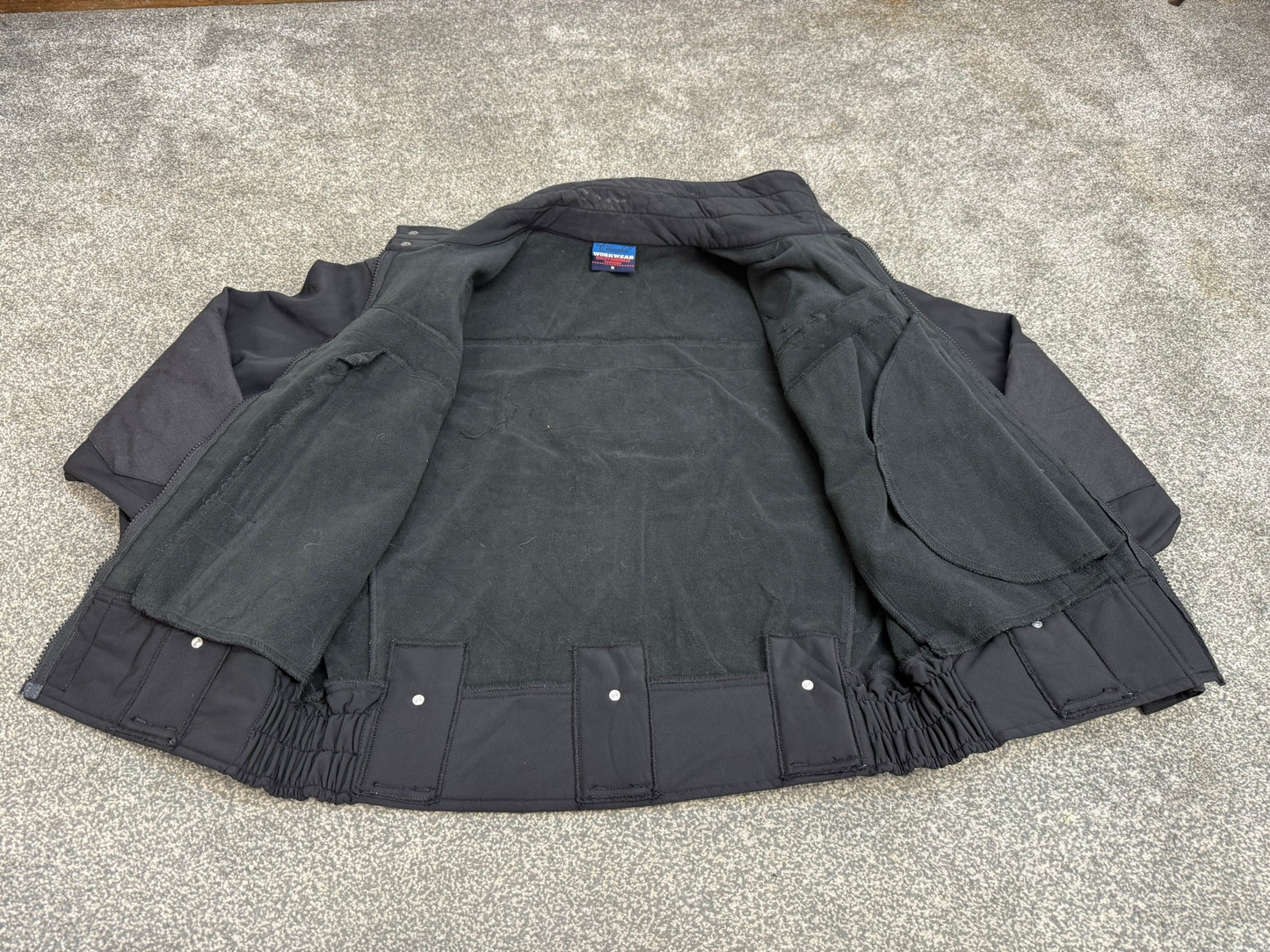 Ex Police Polartec Fleece Bomber Jacket Badged - Medium