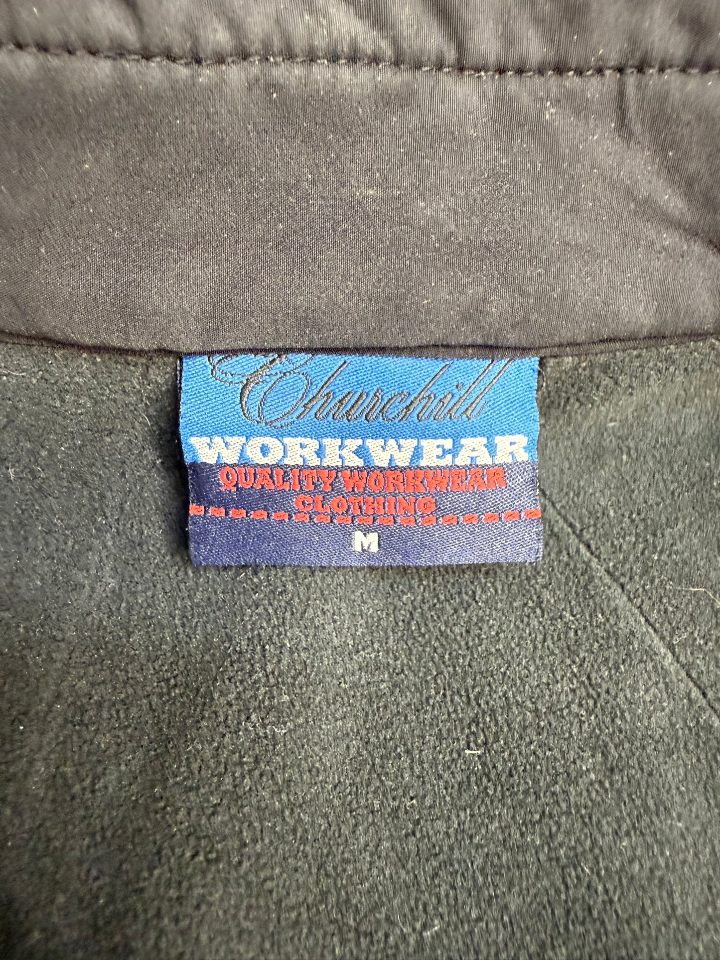 Ex Police Polartec Fleece Bomber Jacket Badged - Medium