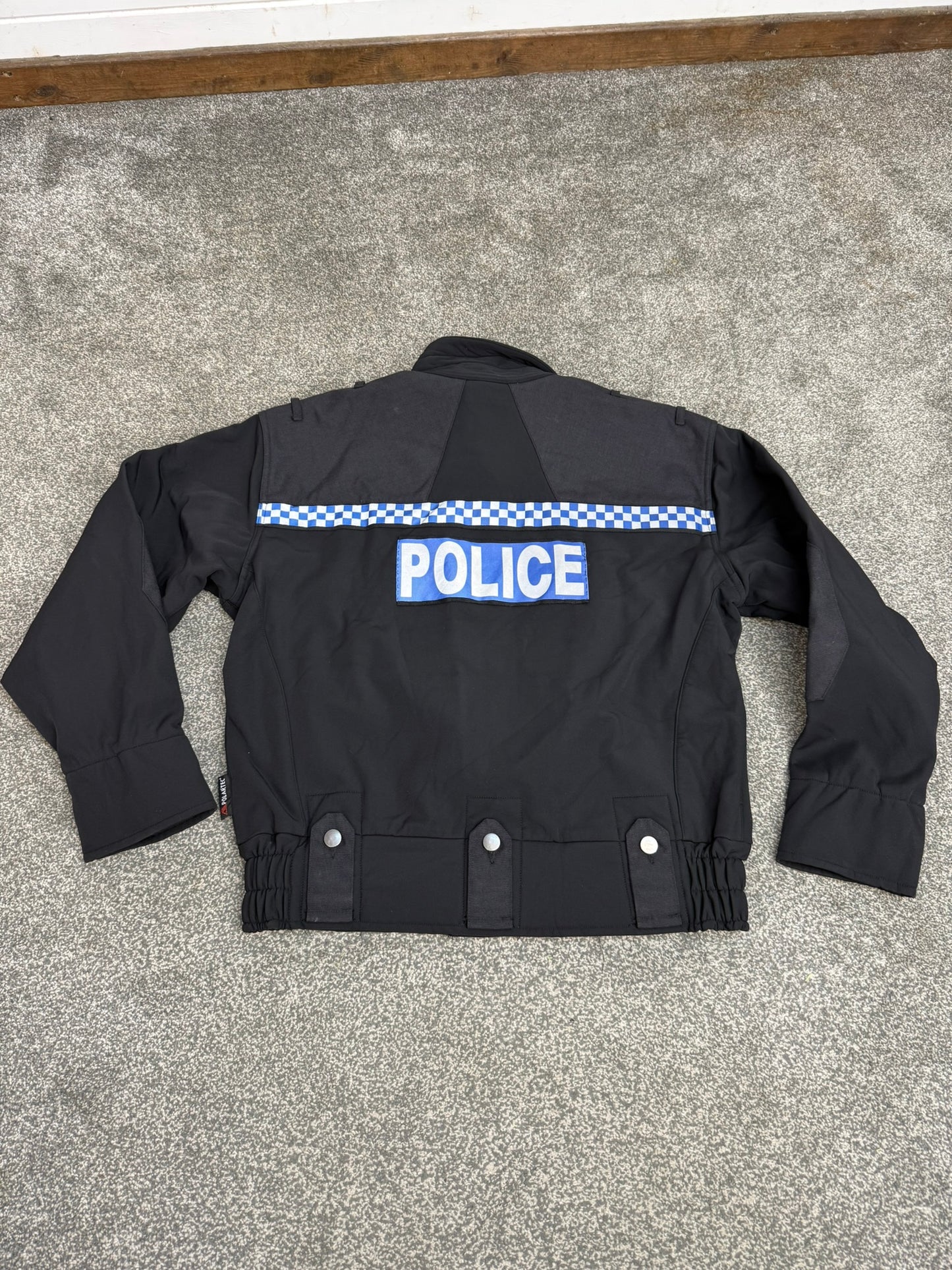 Ex Police Polartec Fleece Bomber Jacket Badged - Medium