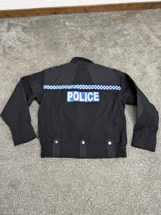 Ex Police Polartec Fleece Bomber Jacket Badged - Medium Collector Display TV Film Uniform