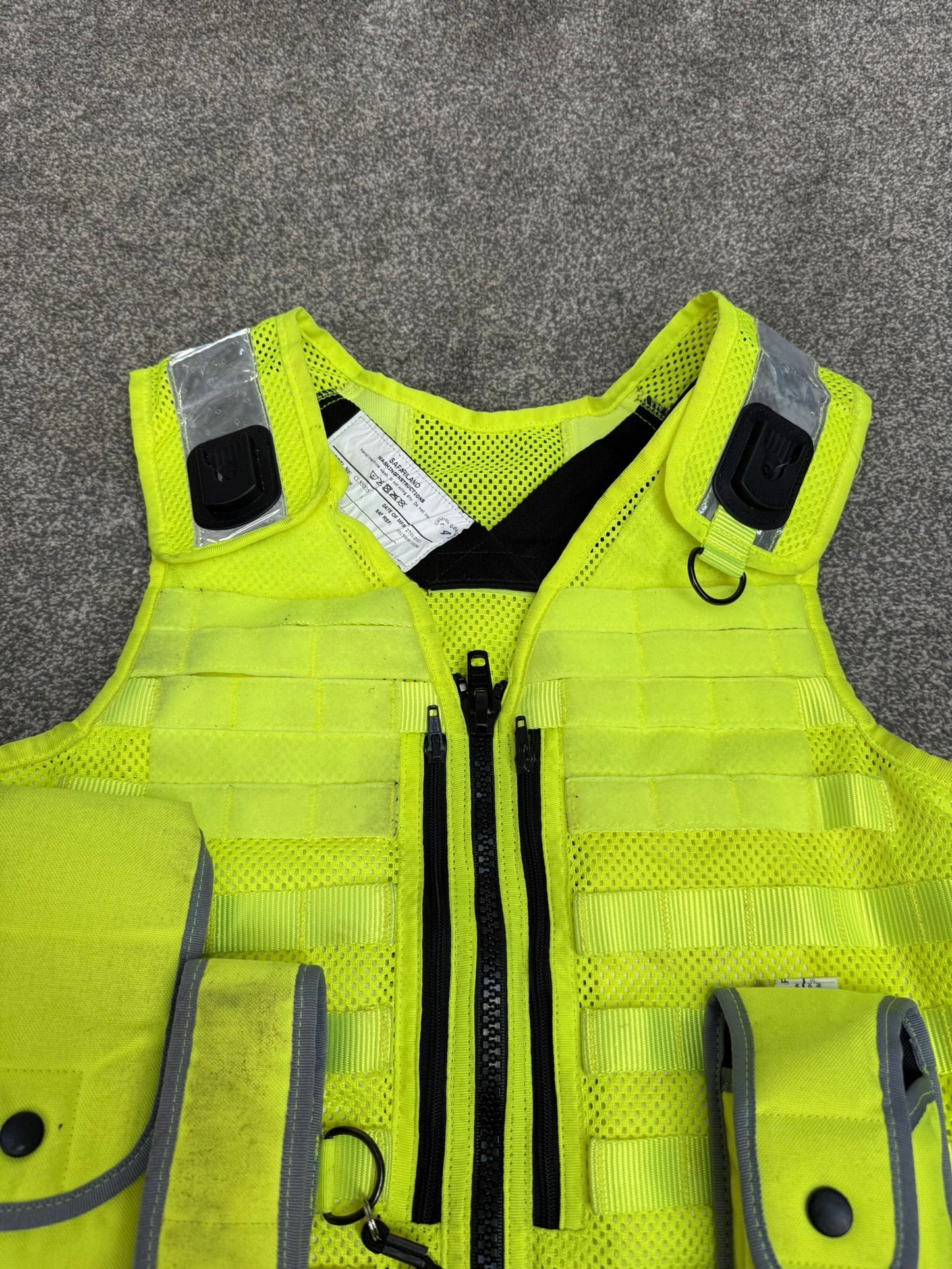 Ex Police Hi Vis Safariland Vest Molle Tactical Utility Security Vest - Small