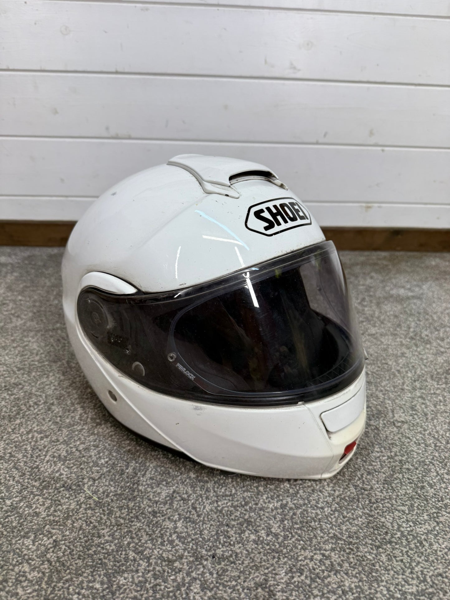Ex Police Shoei Flip-Up Motorcycle Helmet - X Large