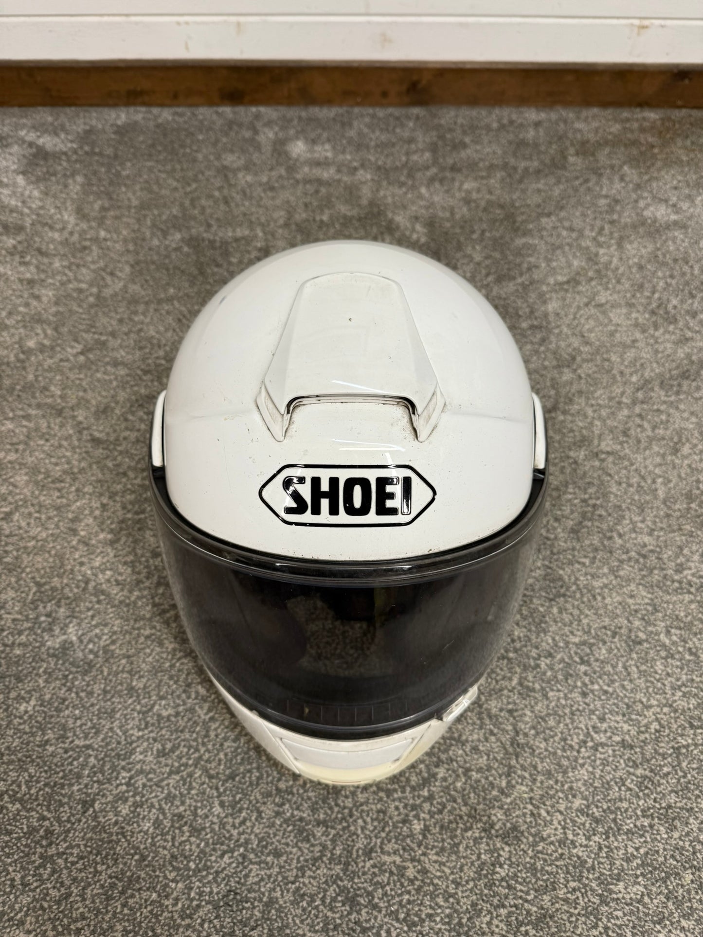 Ex Police Shoei Flip-Up Motorcycle Helmet - X Large