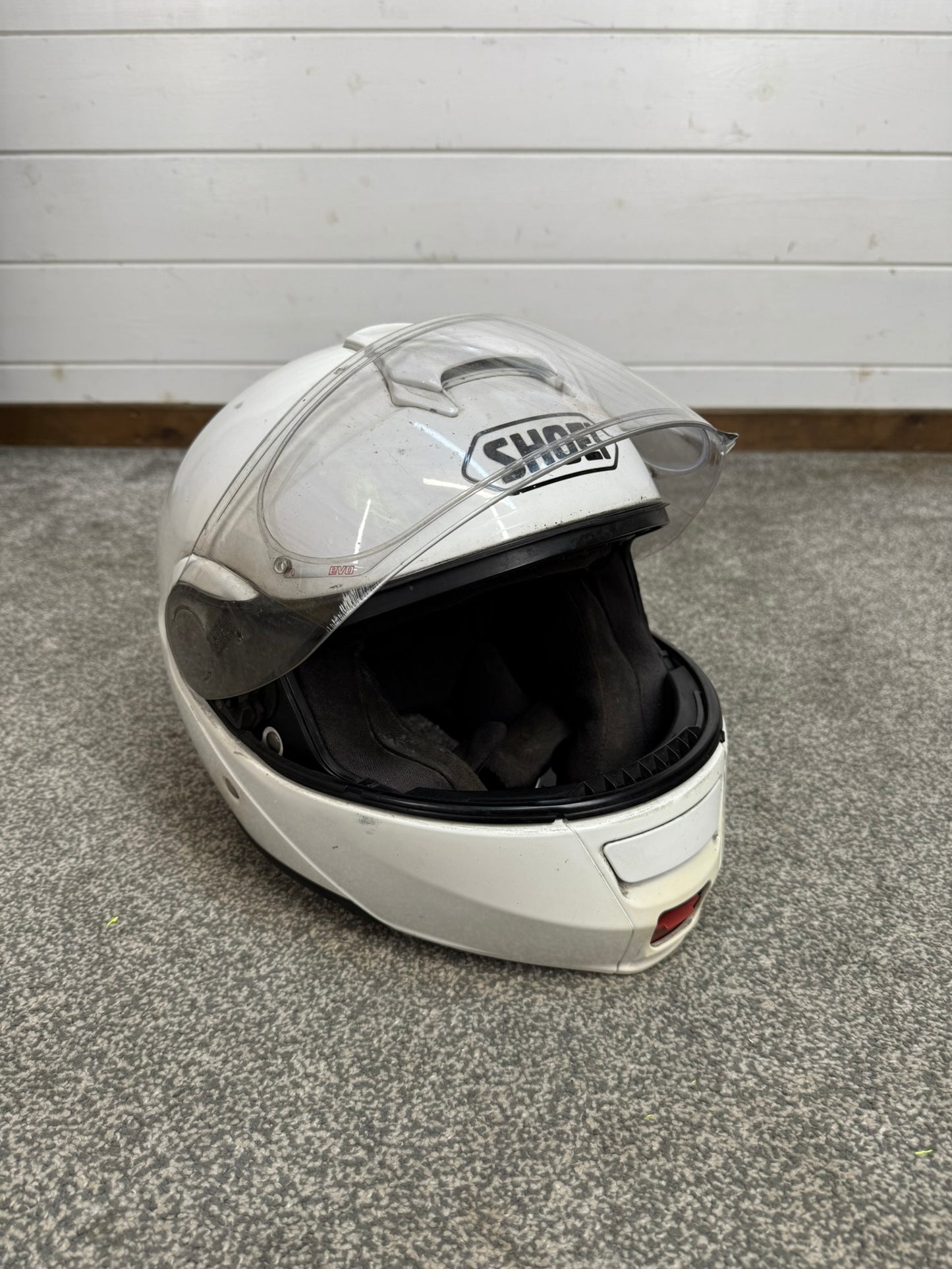 Ex Police Shoei Flip-Up Motorcycle Helmet - X Large