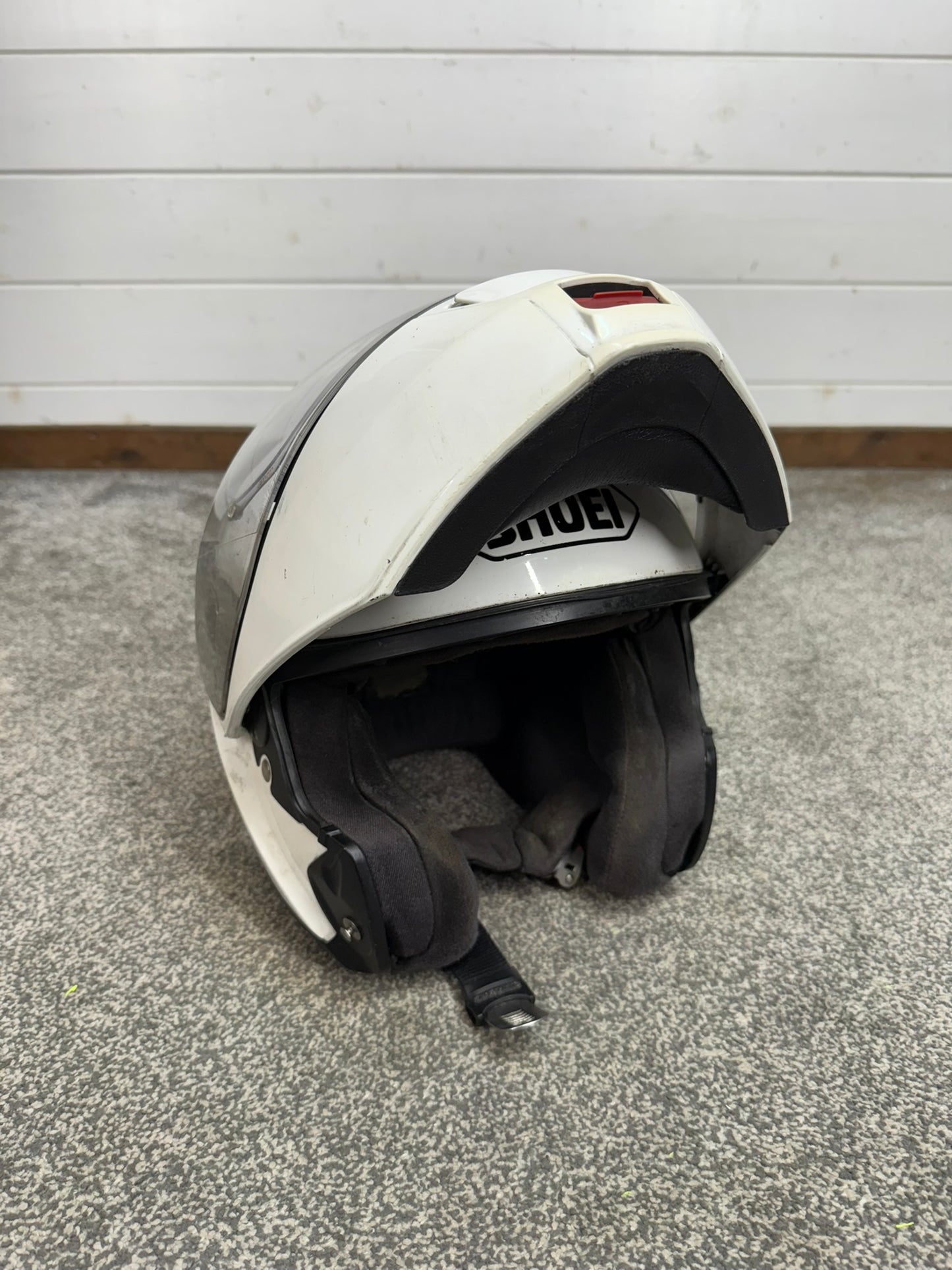 Ex Police Shoei Flip-Up Motorcycle Helmet - X Large