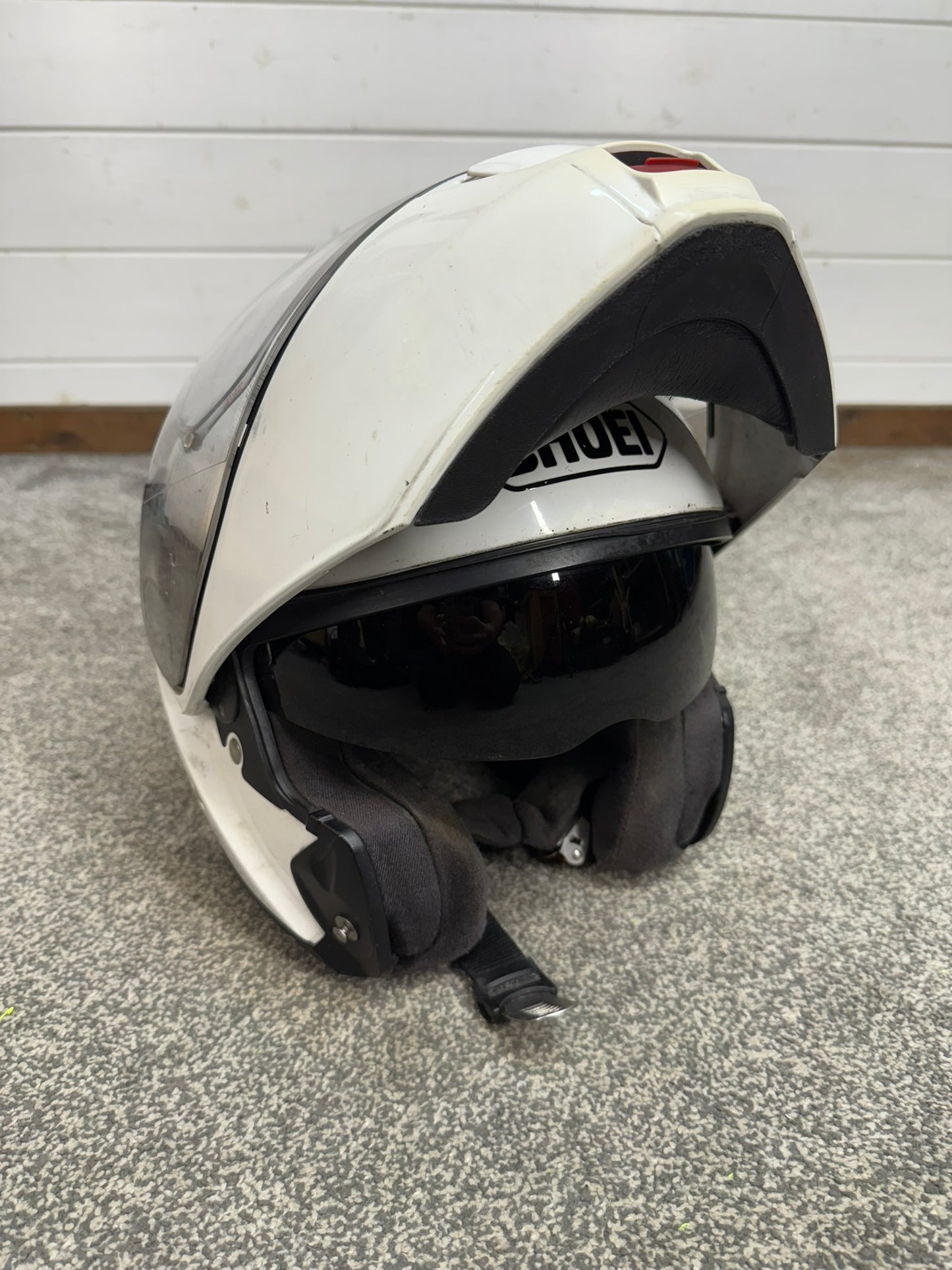 Ex Police Shoei Flip-Up Motorcycle Helmet - X Large