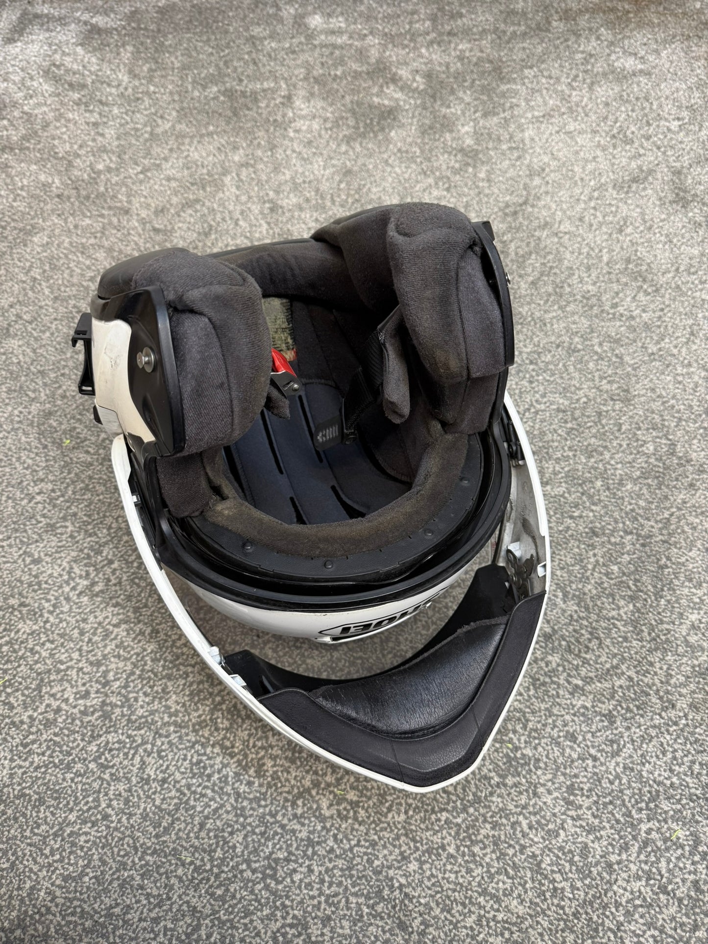 Ex Police Shoei Flip-Up Motorcycle Helmet - X Large