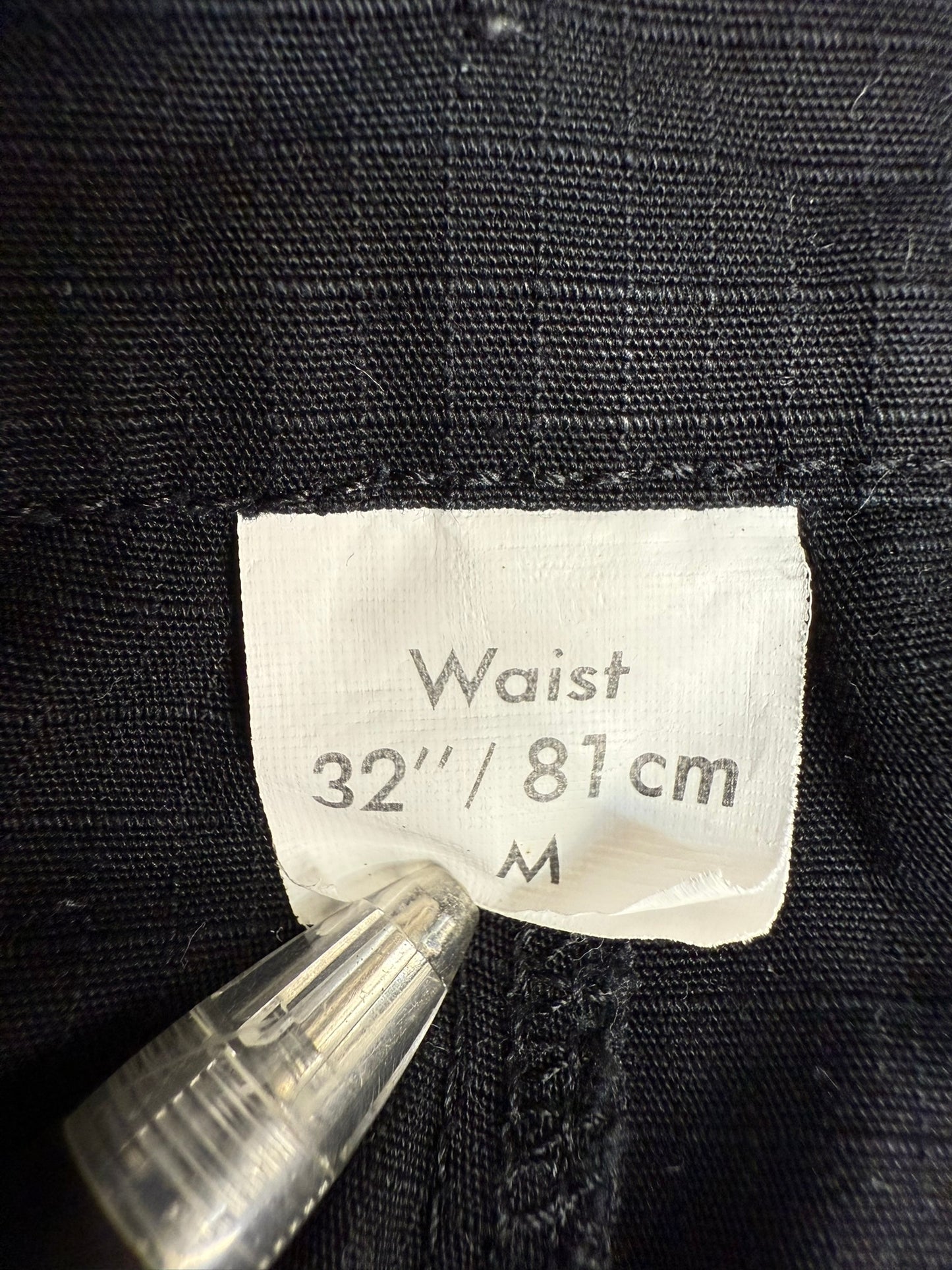 Ex Police Arktis Black Combat Cargo Trousers 32" Waterproof Ripstop Dog Handler