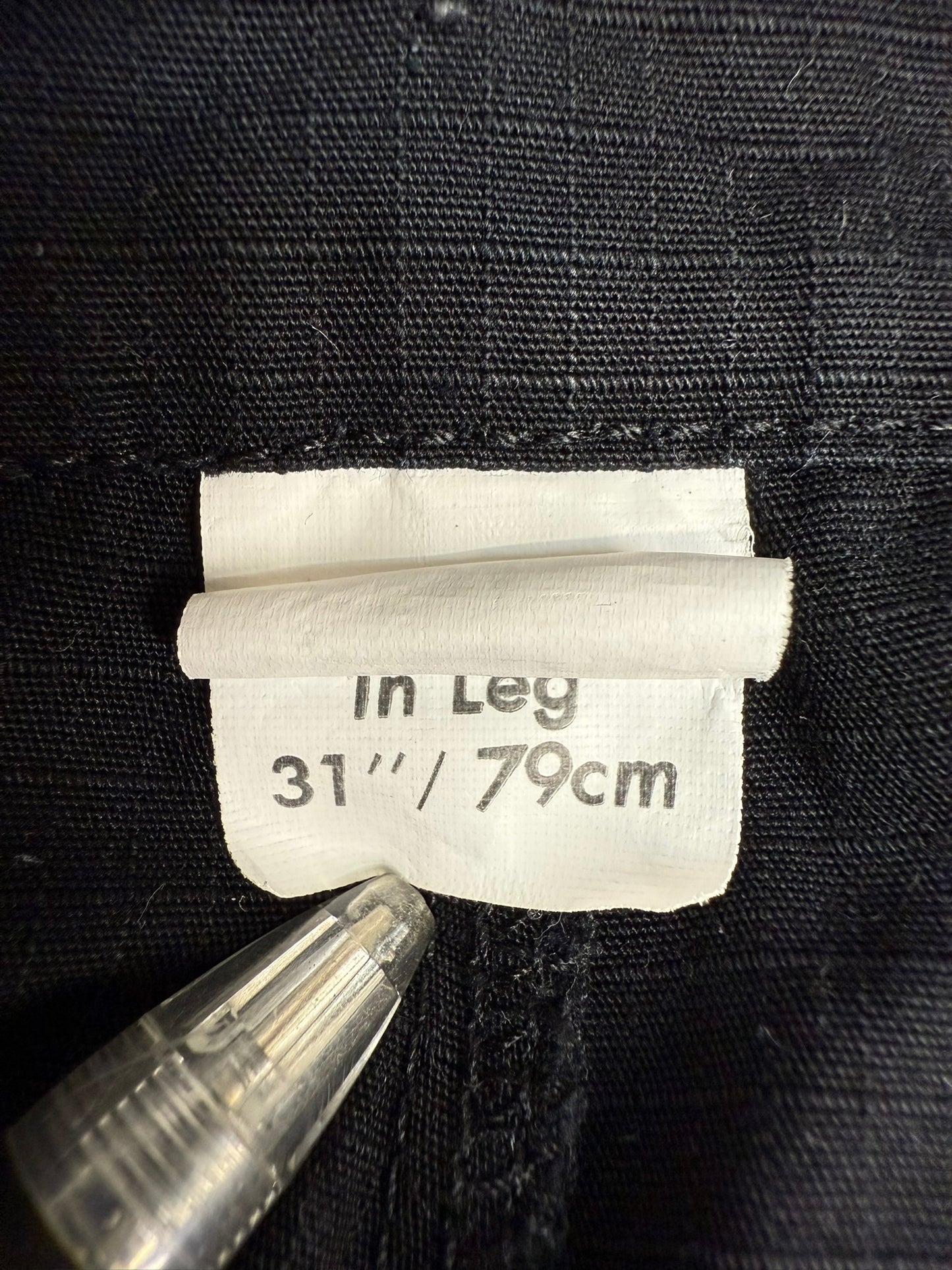 Ex Police Arktis Black Combat Cargo Trousers 32" Waterproof Ripstop Dog Handler