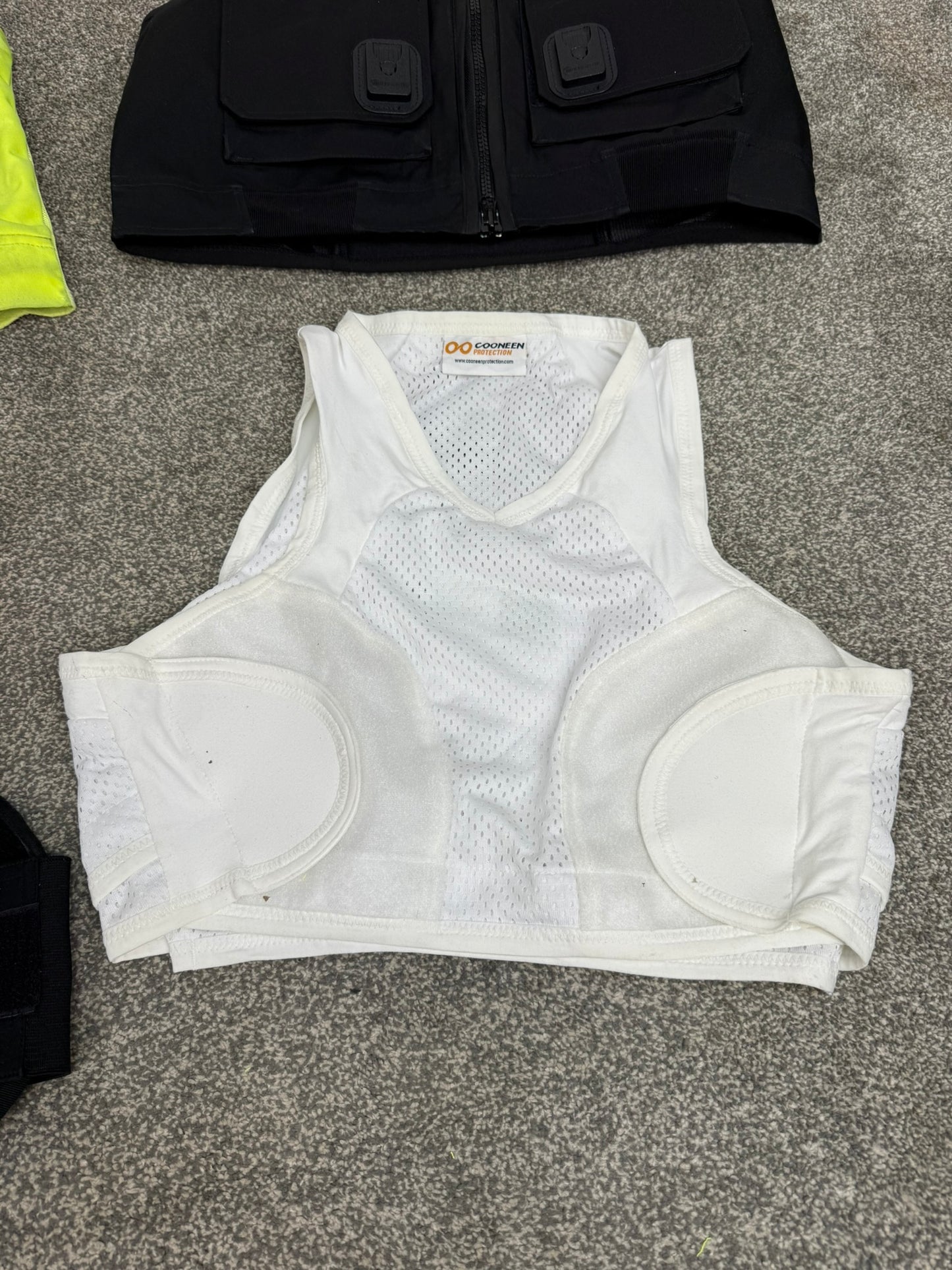 4x Ex Police Body Armour Cover Vest Job Lot Overt & Covert Security Film TV