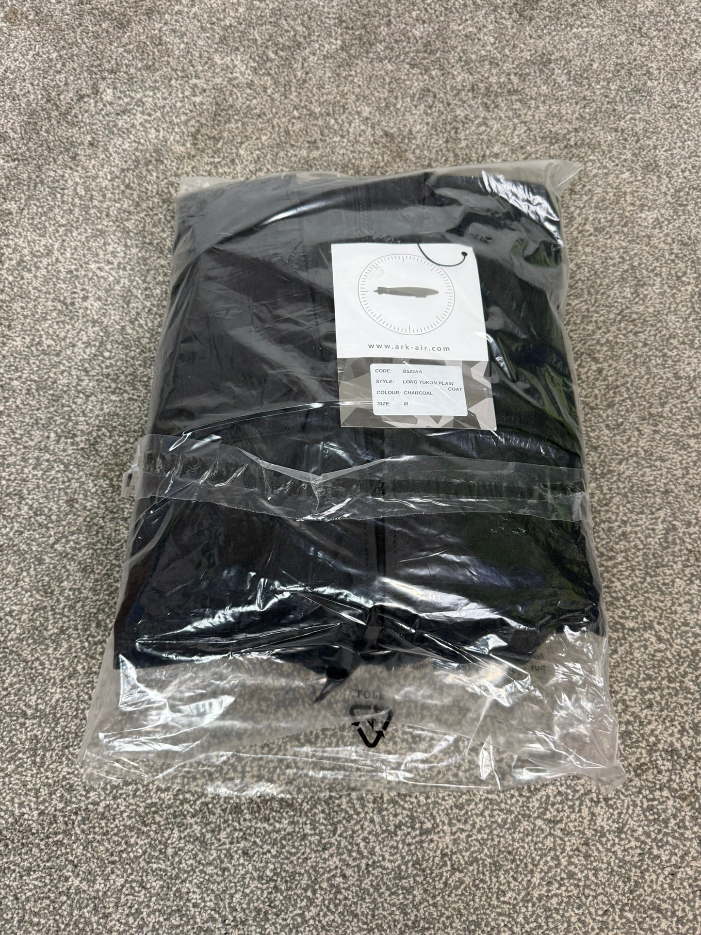 NEW ArkAir Arktis B522AA Yukon Long Parka Coat Cold Weather Black - Medium