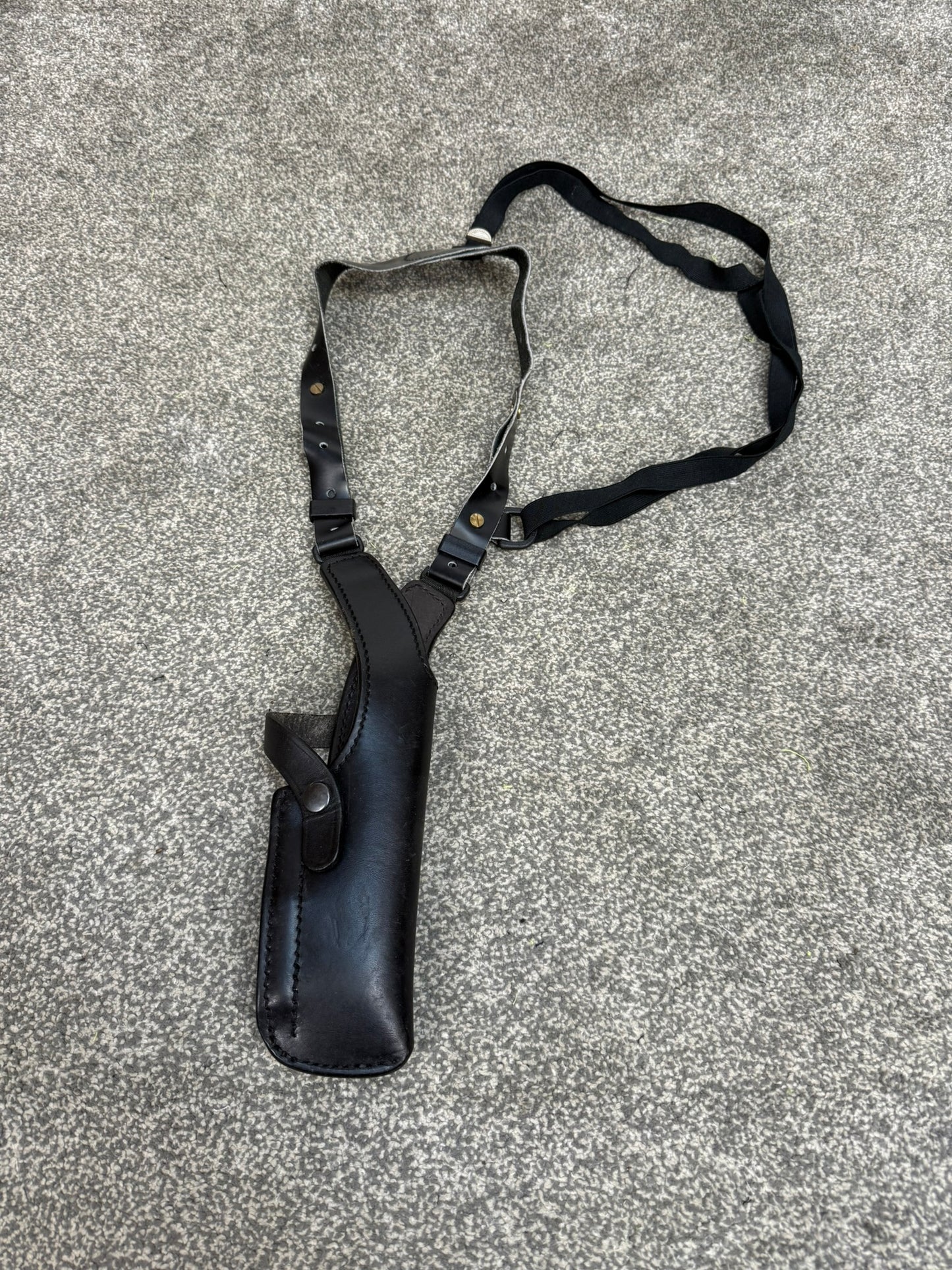Ex Police PWL Glock 17 Leather Shoulder Holster Covert Underarm