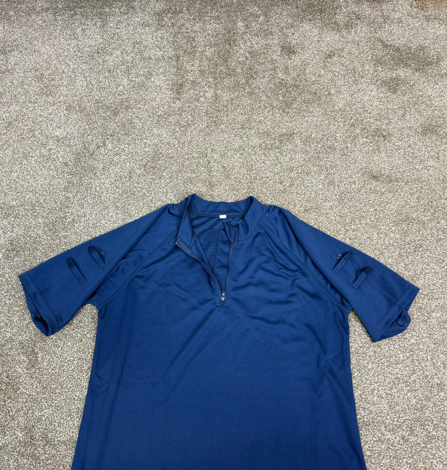 Ex Police Men's Blue Moisture Wicking T-Shirt Security Uniform Hiking Walking