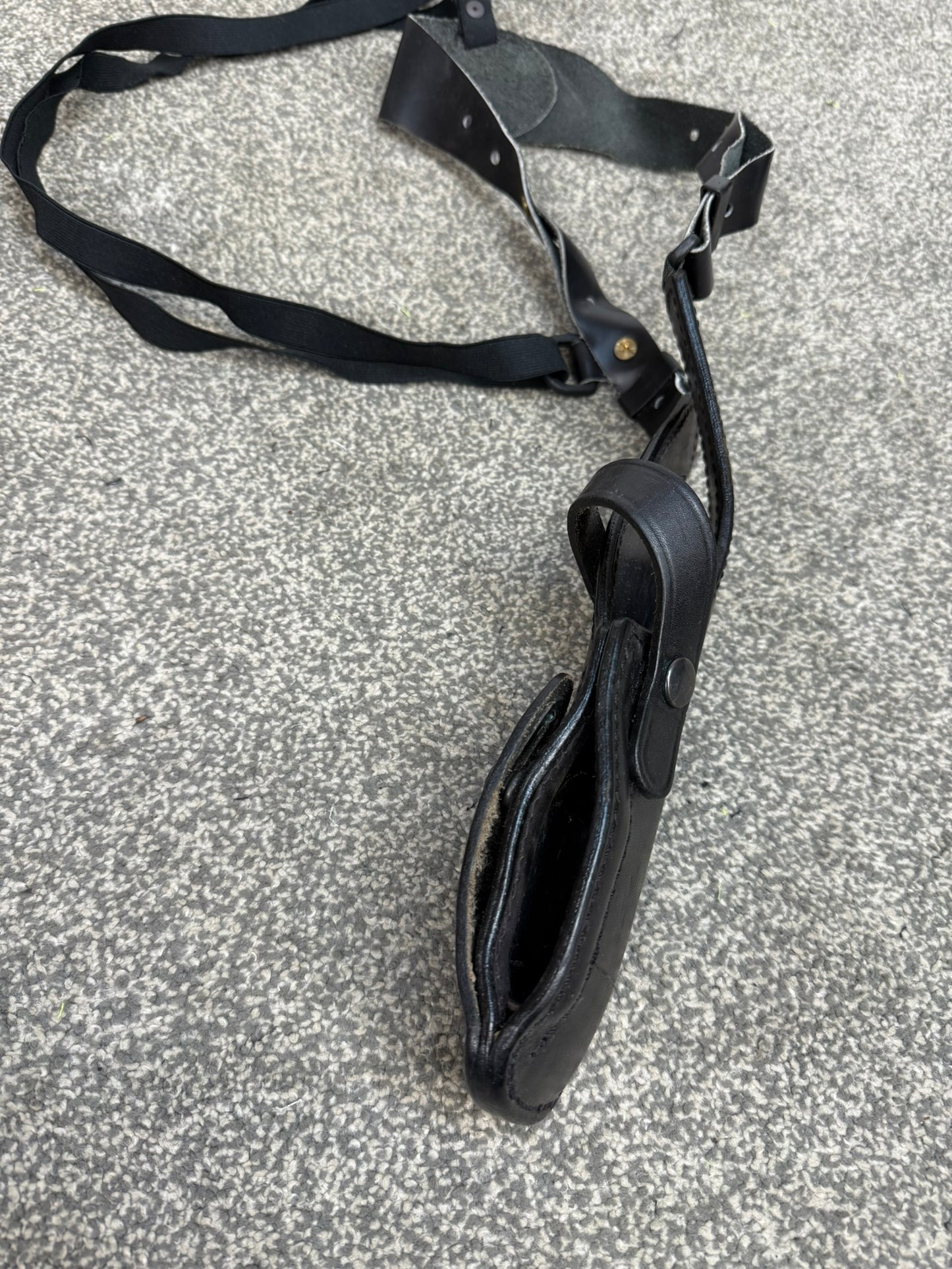 Ex Police PWL Glock 17 Leather Shoulder Holster Covert Underarm