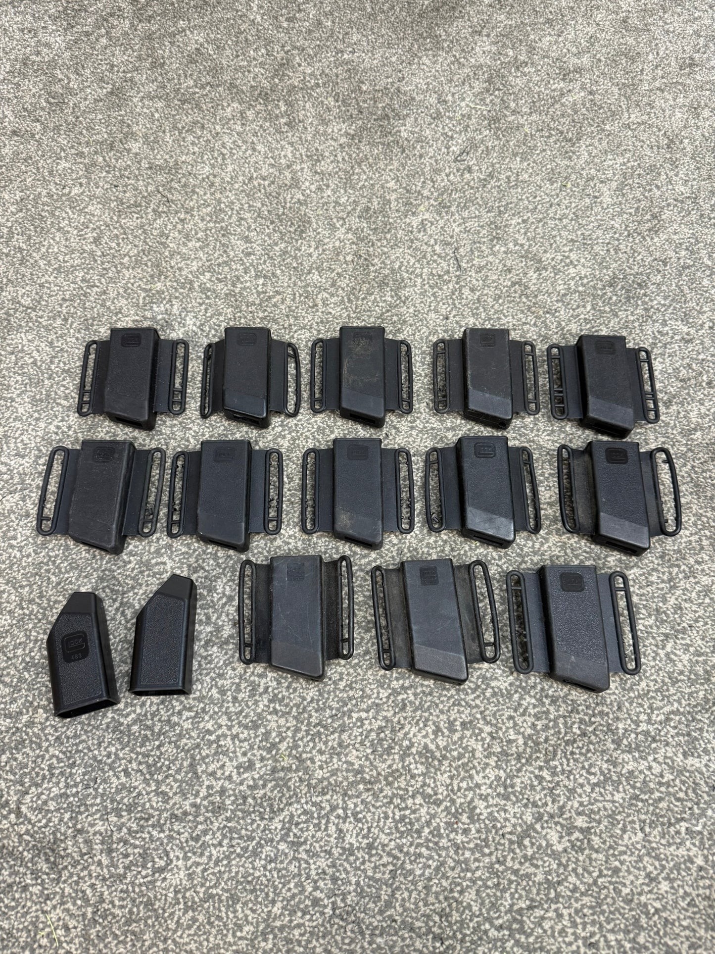 15x Ex Police Glock Mag Holder Pouch / Speed loader JOB LOT Magazine Holster Airsoft