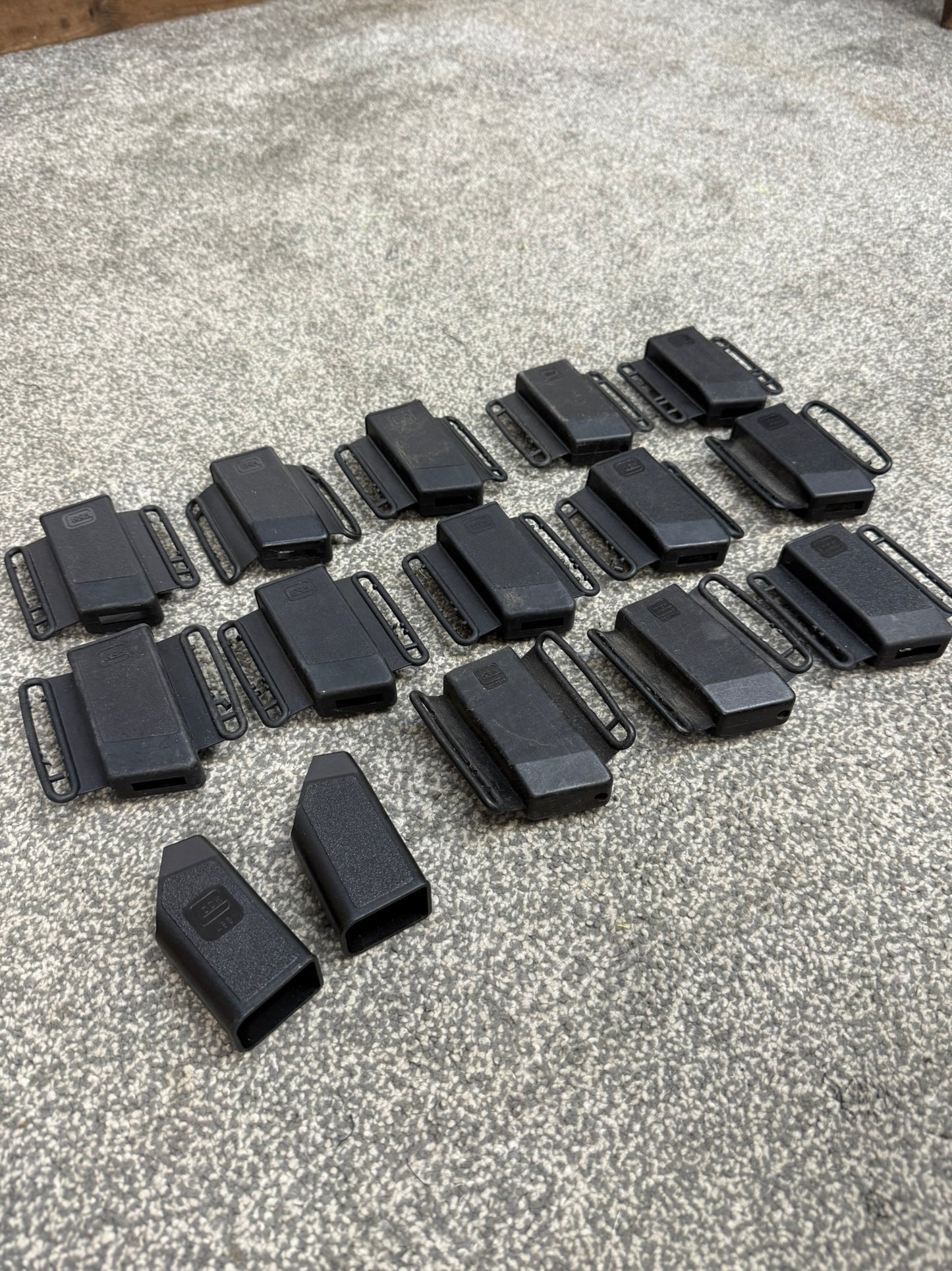 15x Ex Police Glock Mag Holder Pouch / Speed loader JOB LOT Magazine Holster Airsoft