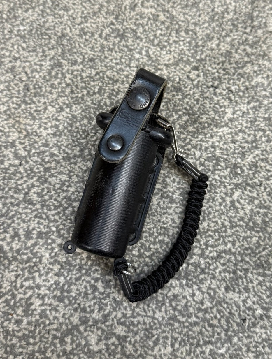 Ex Police CS Pepper Spray Holder Peter Jones With Klickfast Attachment & Lanyard