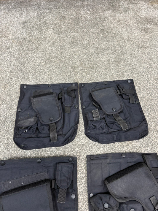 Ex Police 4x Arktis Firearms Vest Attachment Modular Panel Holster & Pouches - Job Lot