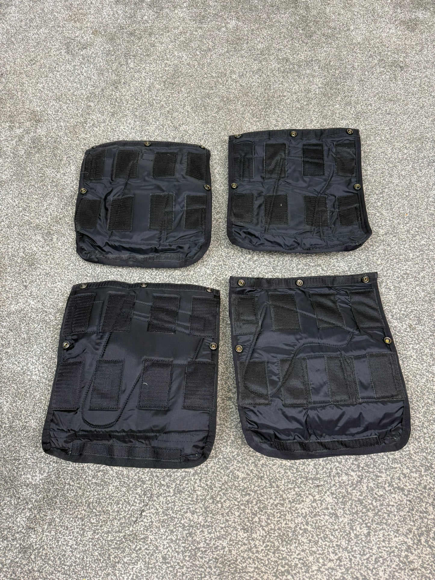 Ex Police 4x Arktis Firearms Vest Attachment Modular Panel Holster & Pouches - Job Lot