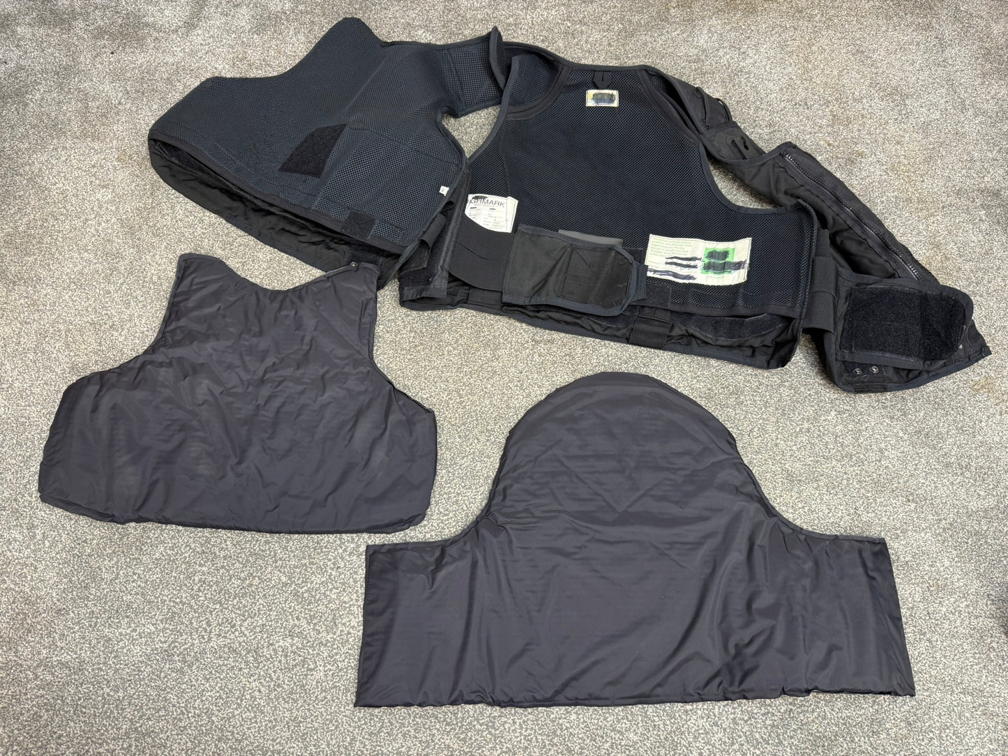 Ex Police Highmark Body Armour Vest Anti Stab & Ballistic HG1A & KR1 XL Security Film