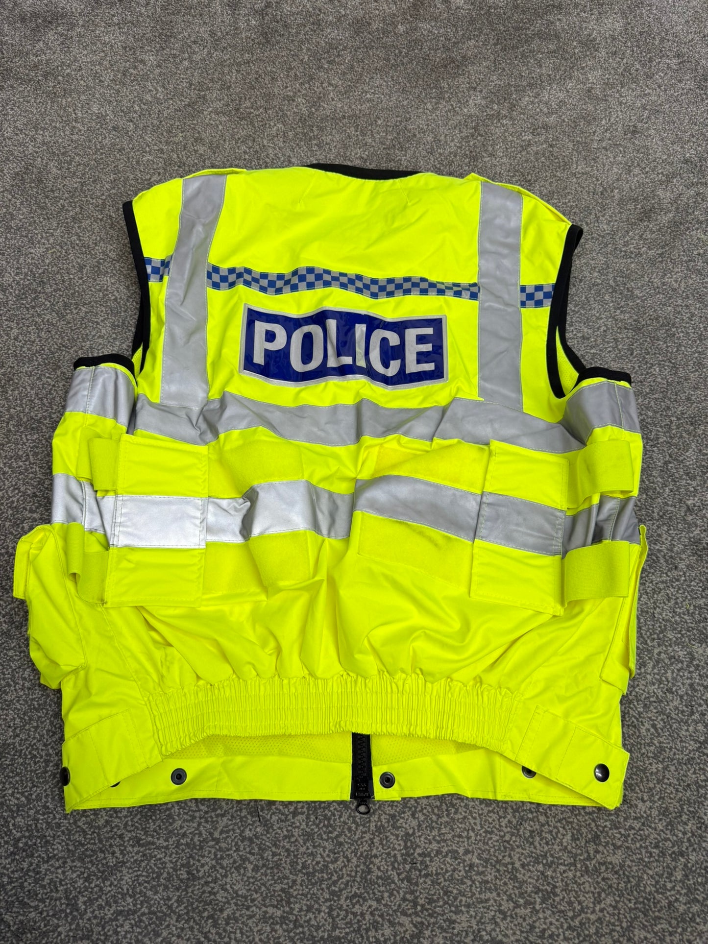 Ex Police Badged Hi Vis Utility Vest Equipment Vest Gilet Yaffy 232 X Large Patrol Security