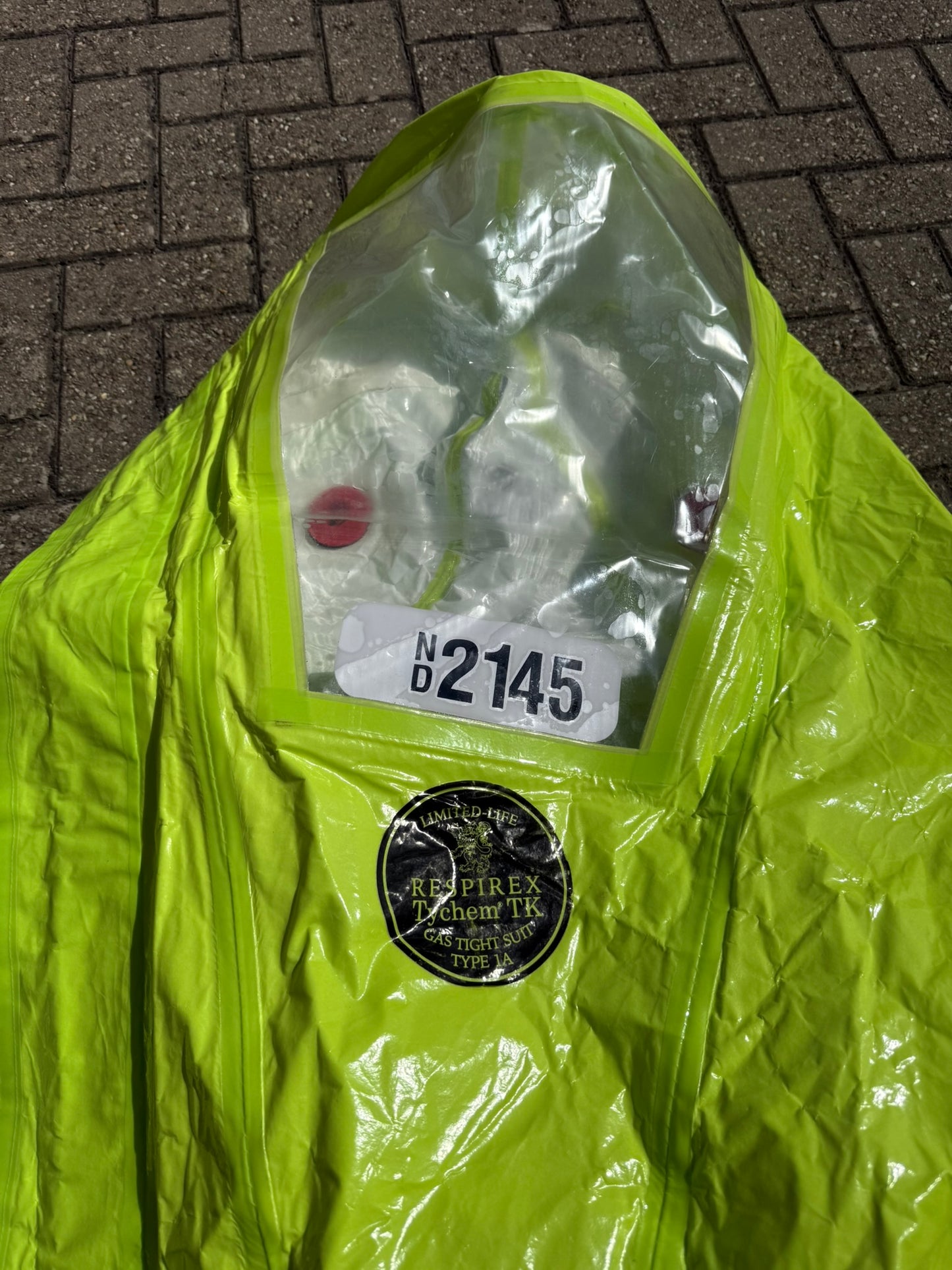 Respirex Tychem TK Gas Chemical Suit Type 1A HAZMAT Suit Size XL