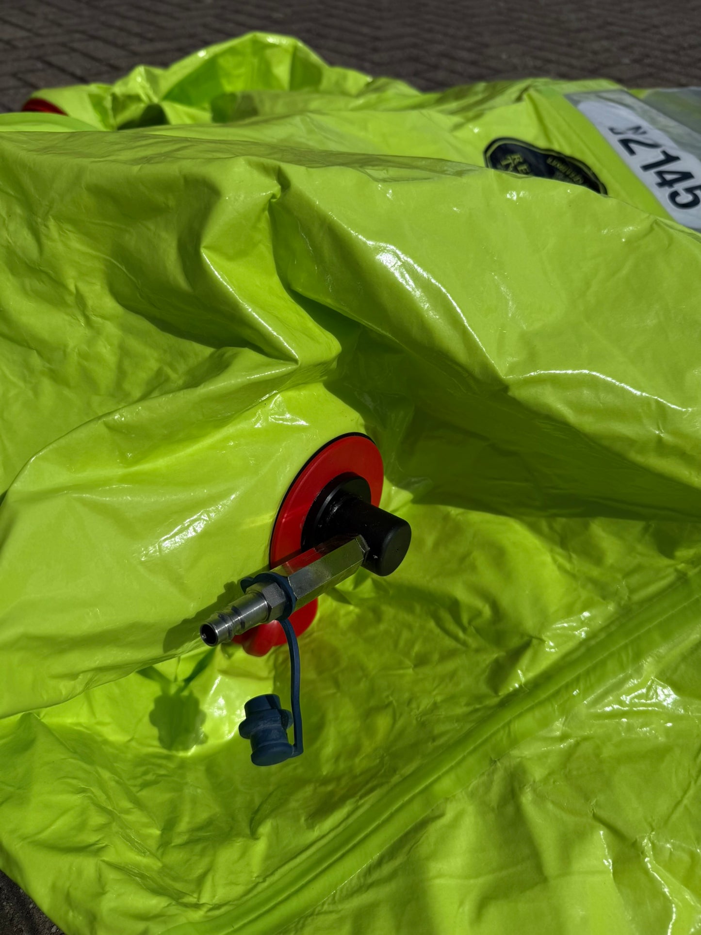 Respirex Tychem TK Gas Chemical Suit Type 1A HAZMAT Suit Size XL