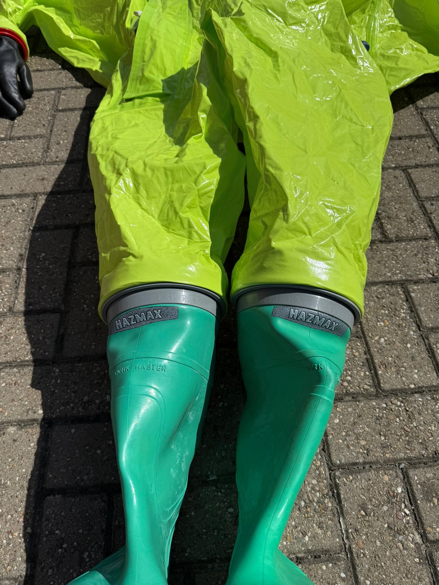Respirex Tychem TK Gas Chemical Suit Type 1A HAZMAT Suit Size XL