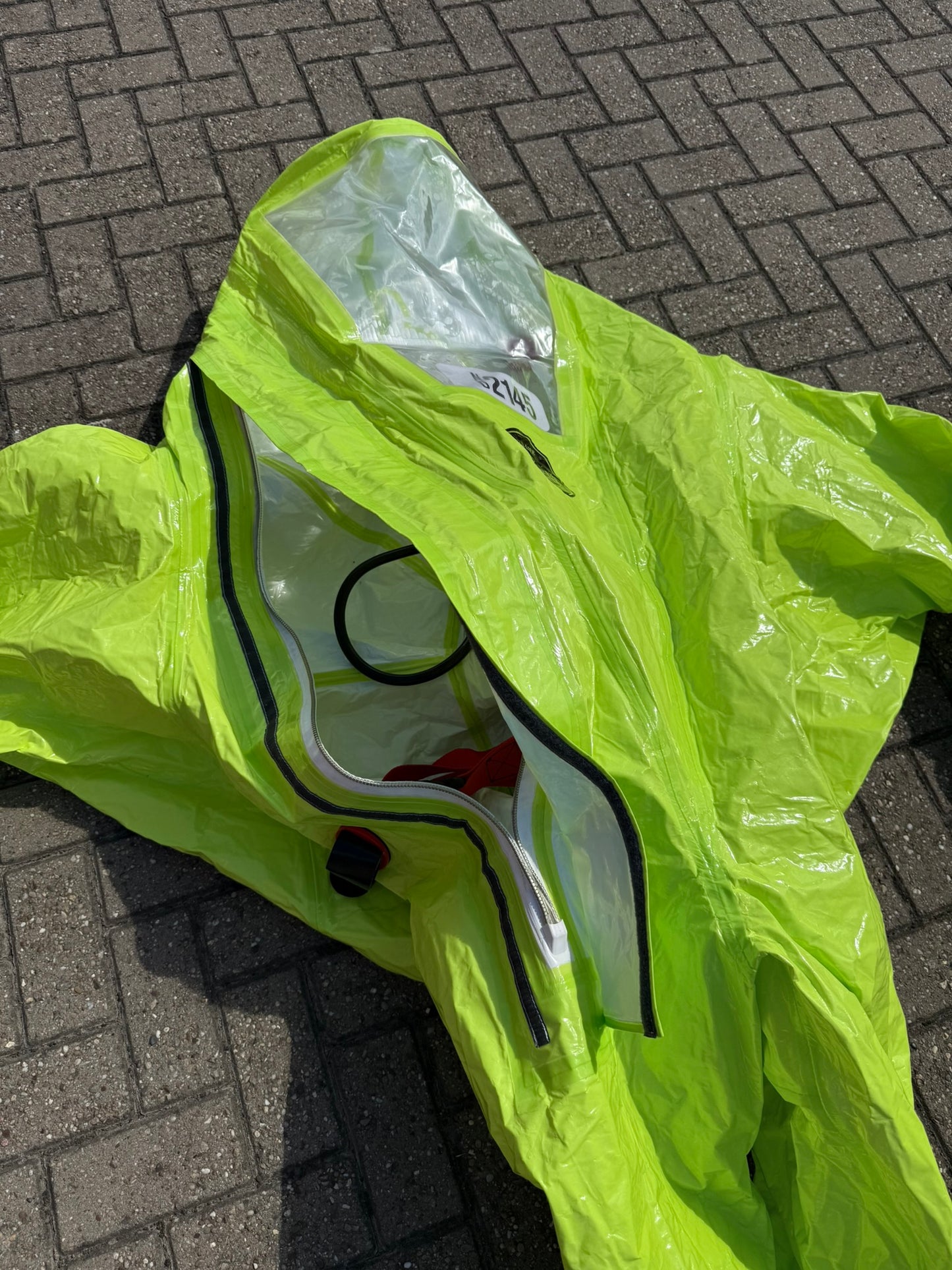 Respirex Tychem TK Gas Chemical Suit Type 1A HAZMAT Suit Size XL