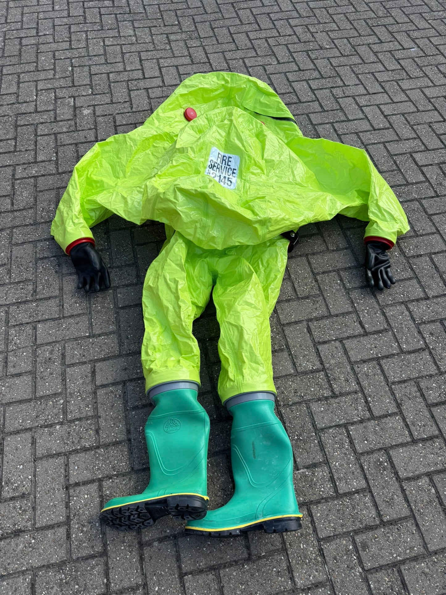Respirex Tychem TK Gas Chemical Suit Type 1A HAZMAT Suit Size XL