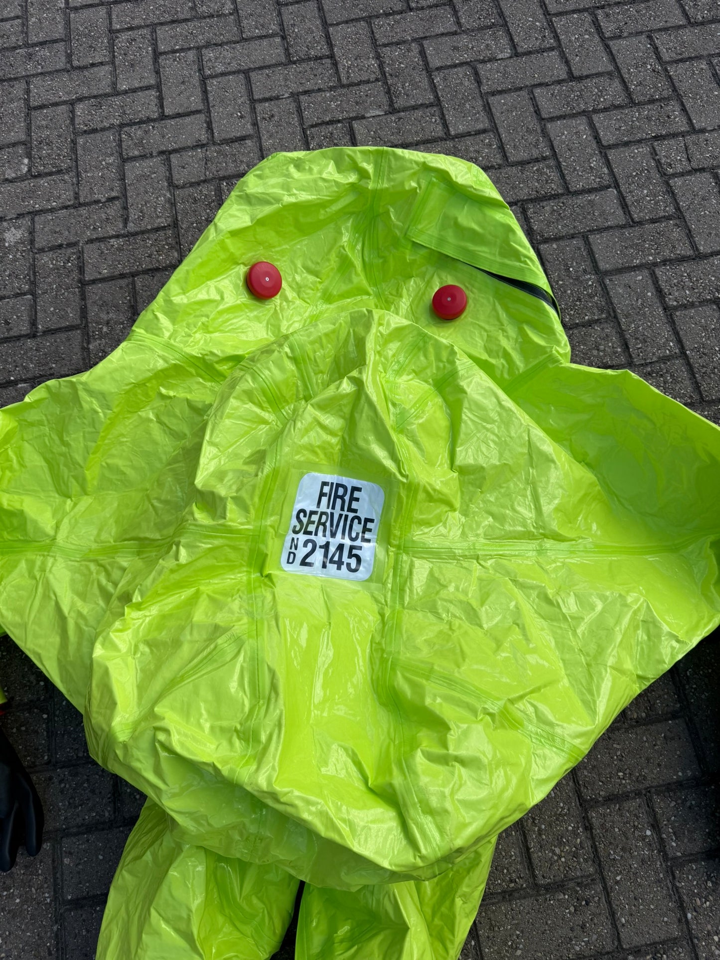 Respirex Tychem TK Gas Chemical Suit Type 1A HAZMAT Suit Size XL