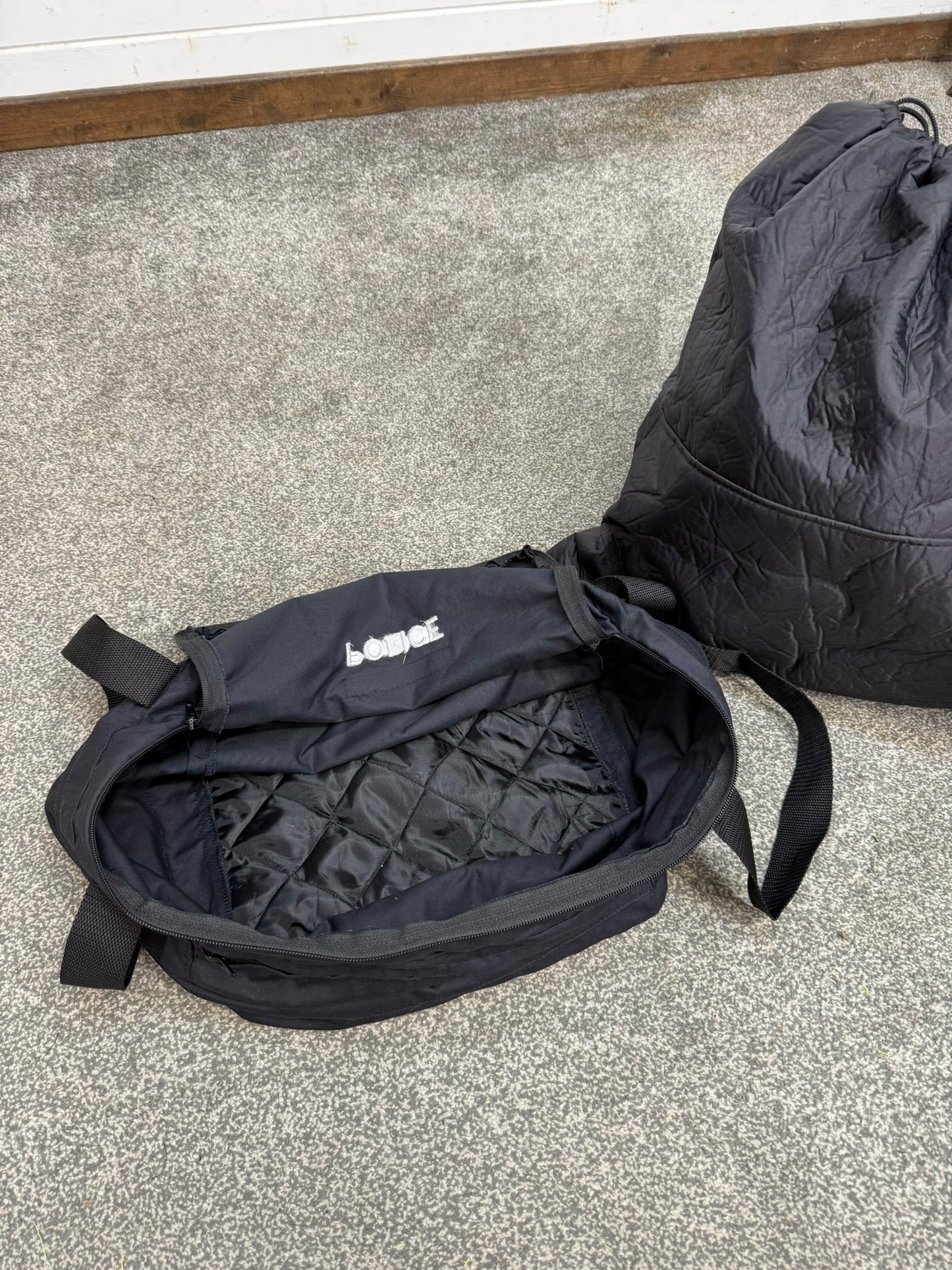 Ex Police Riot Helmet Guardian Mk3 64cm Fleece Bag & Carry Bag Genuine Obsolete Collectable